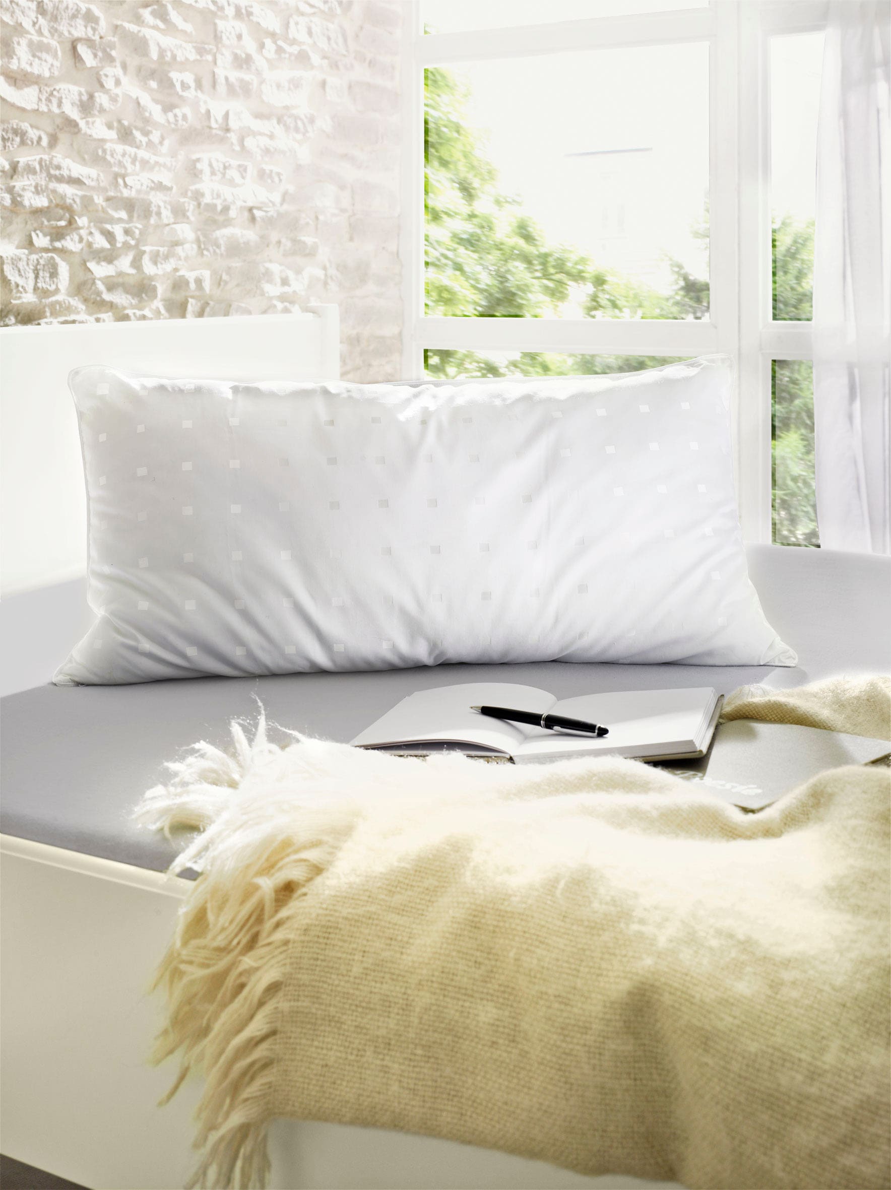 Dormisette Protect & Care Synthetikkopfkissen 'Memo-Fill-Kissen, Kissen für Entspannung' Füllung: 100% Polyester 1 Stk. tlg. Kopfkissen 40x80 cm, 80x80cm und weitere Größen, mit hoher Bauschkraft