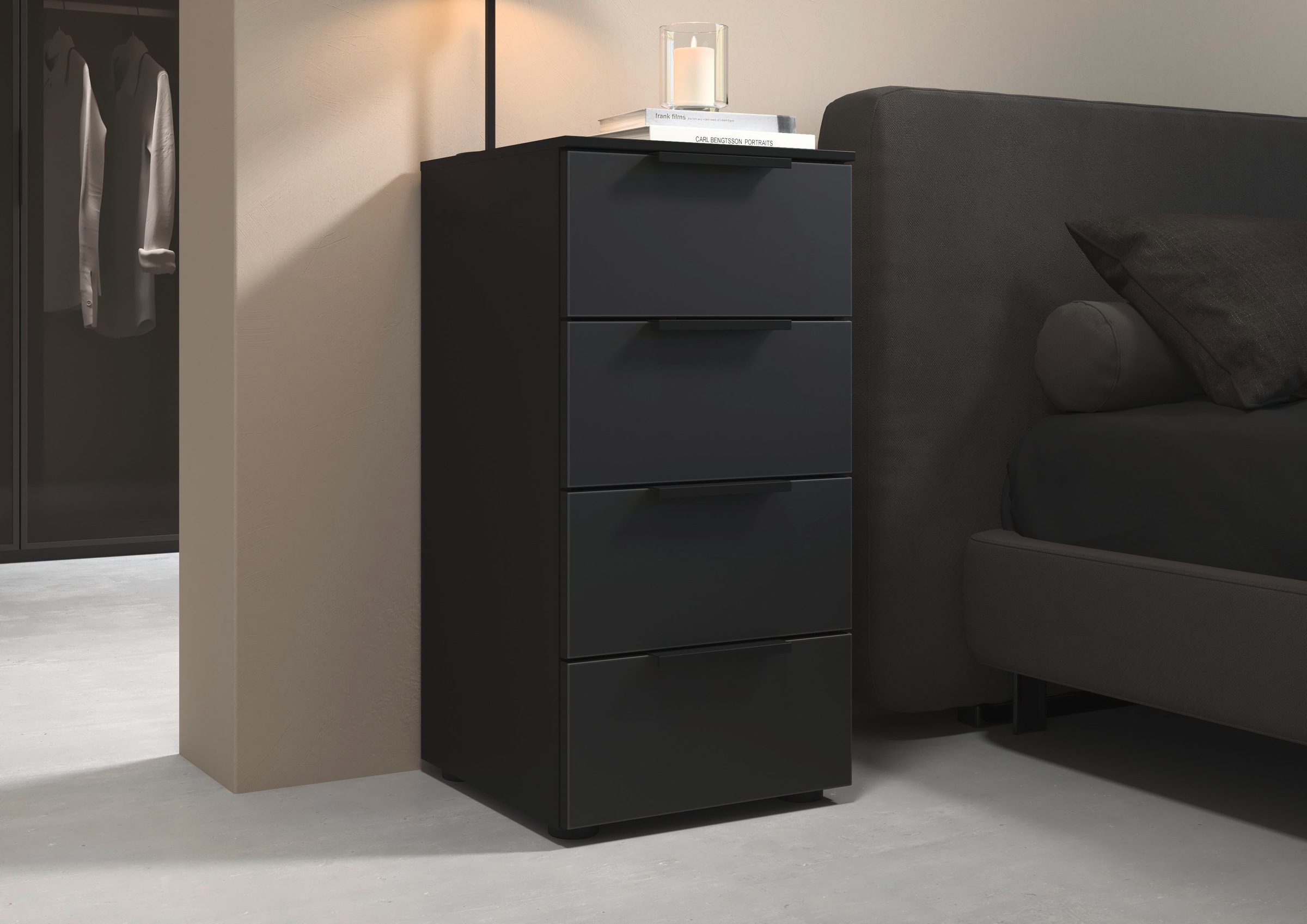 LeGer Home by Lena Gercke Kommode 'Kommode Sideboard Schubladenkommode SERINA eleganter Eyecatcher' inkl. SOFT-CLOSE-FUNKTION, mit 4 Schubkästen sowie hochwertigen Metallgriffen MADE IN GERMANY