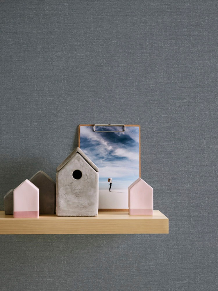 living walls Vliestapete 'Stories of Life Vliestapete Anthrazit Grau Design Tapete' Strukturmuster einfarbig uni leicht strukturiert Wandtapete made in Germany für Wohnzimmer Tapeten Wohnzimmer modern