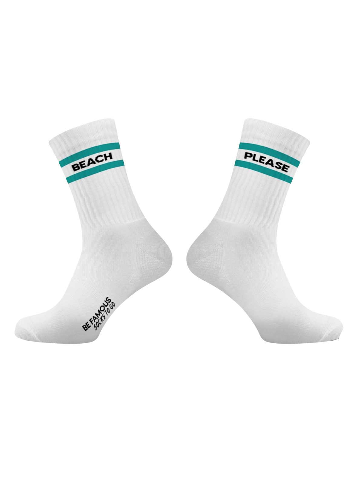 Be Famous x Socks to go  Statement  Socken BEACH PLEASE