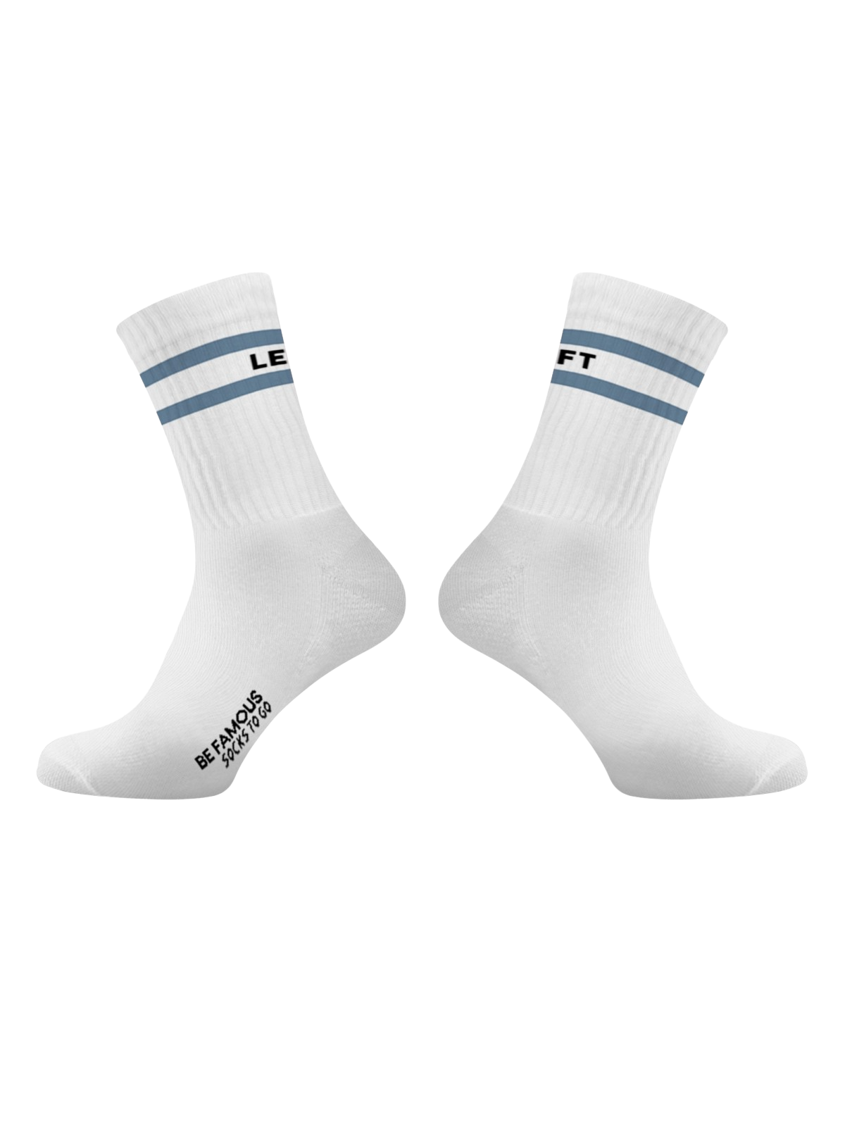 Be Famous x Socks to go Statement Socken LEFT RIGHT