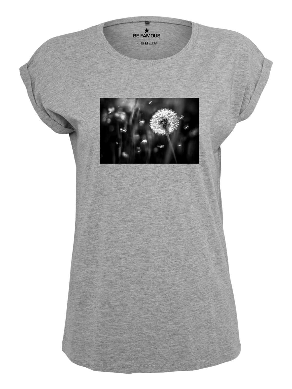 Be Famous Classic Roll Up T-Shirt Pustepho