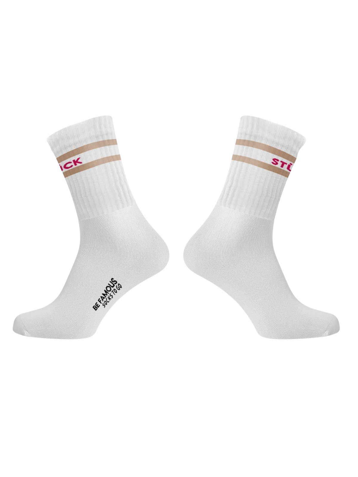 Be Famous Socks to go Statement Socken EINZELSTÜCK