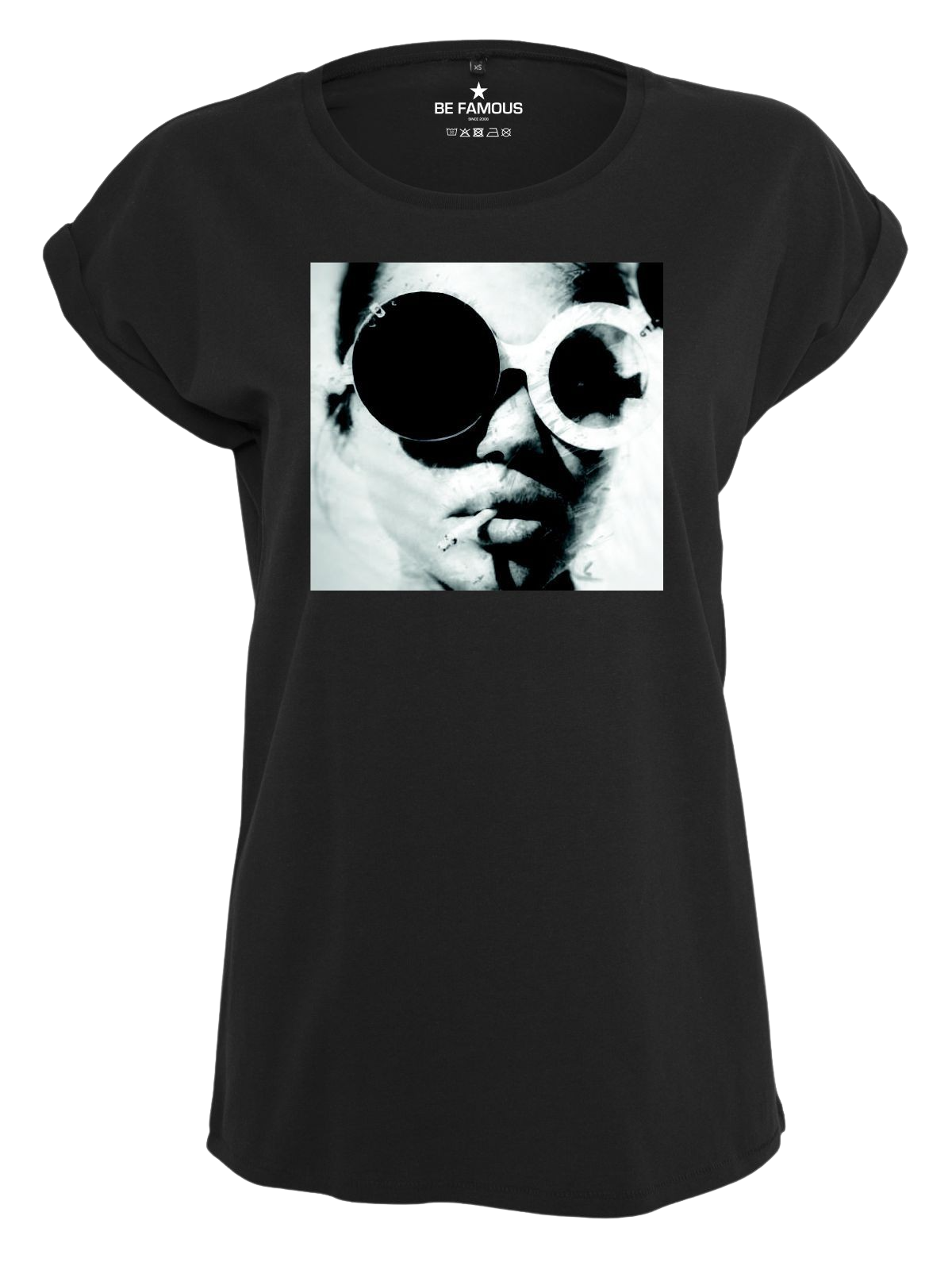 Be Famous Classic Roll Up T-Shirt Glasses
