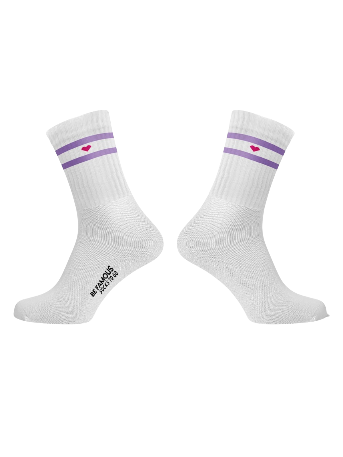 Be Famous Socks to go Statement Socken HEART