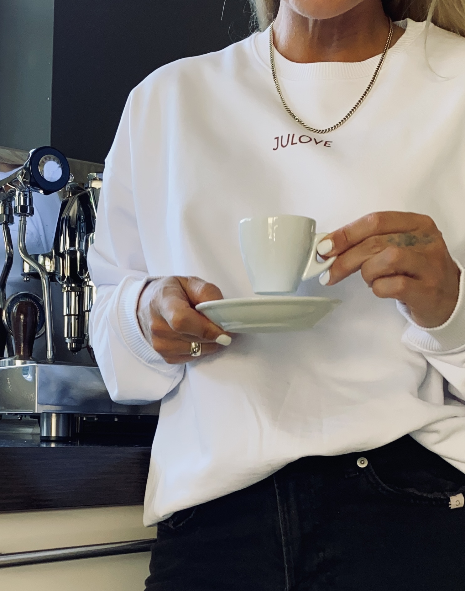 Oversized Heavy Sweater More Espresso