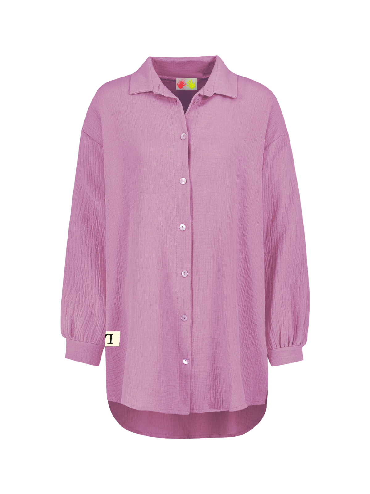 LL -Musselin Bluse cool pink