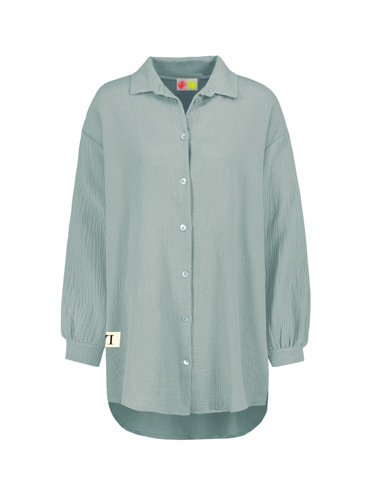 LL -Musselin Bluse light olive