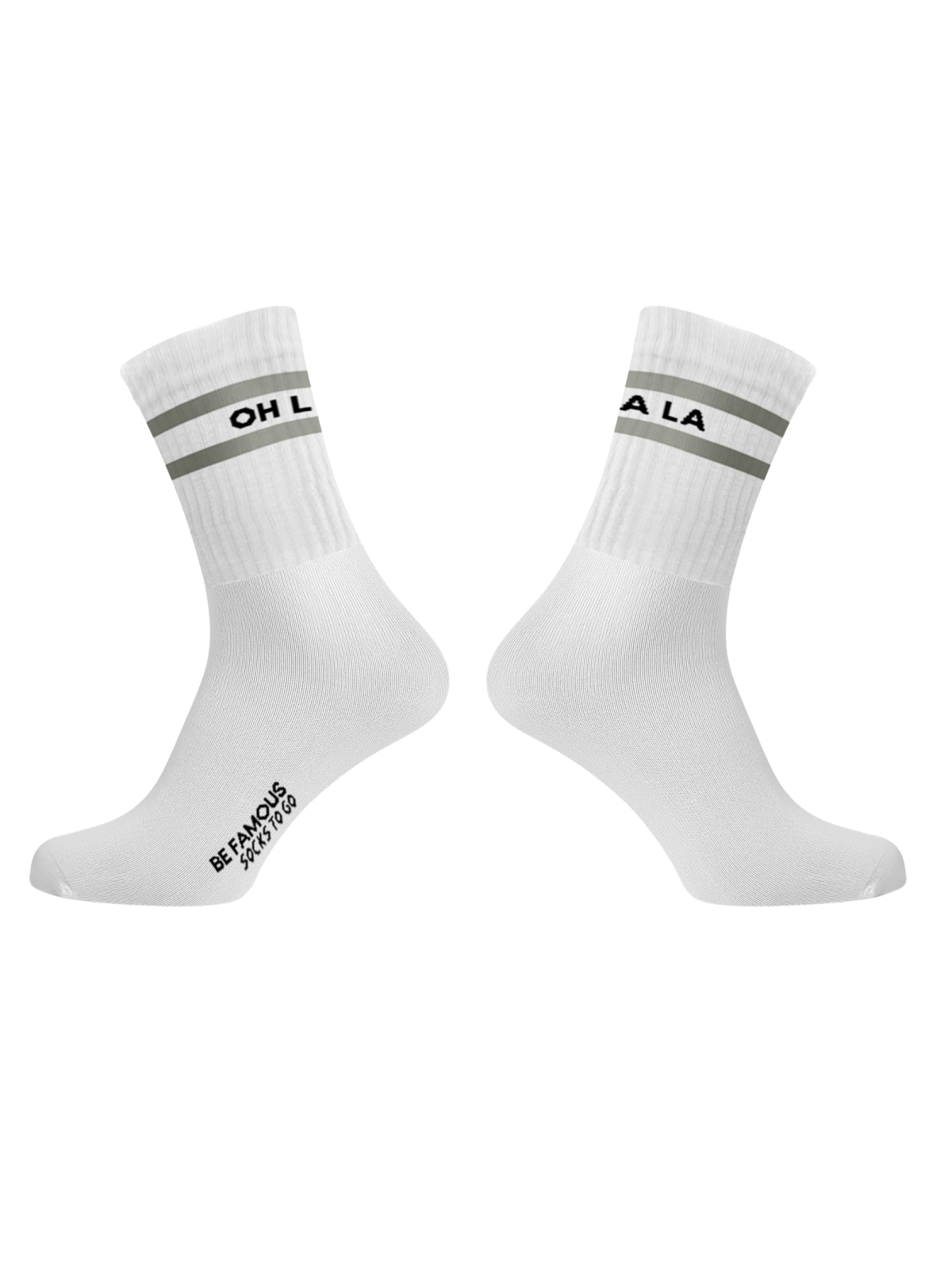 Be Famous Socks to go Statement Socken OH LA LA
