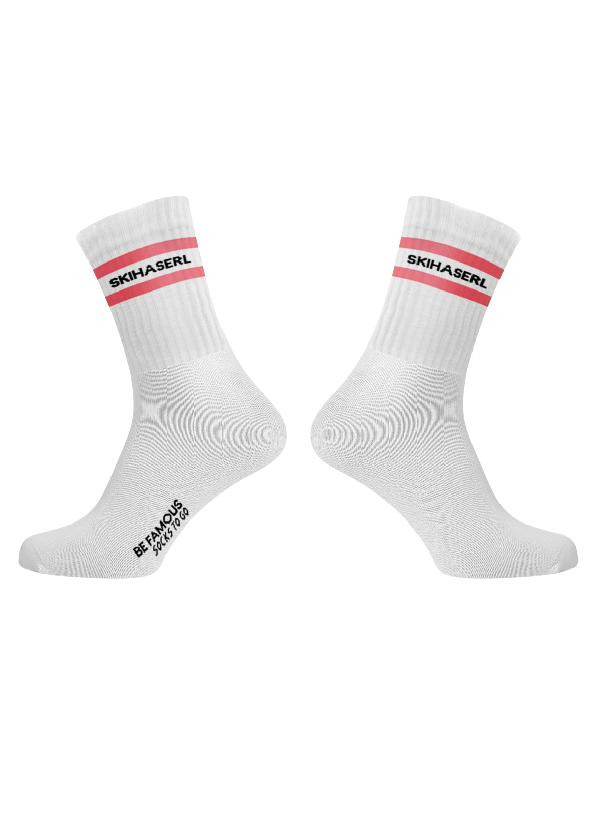 Be Famous  Socks to go  Statement  Socken SKIHASERL