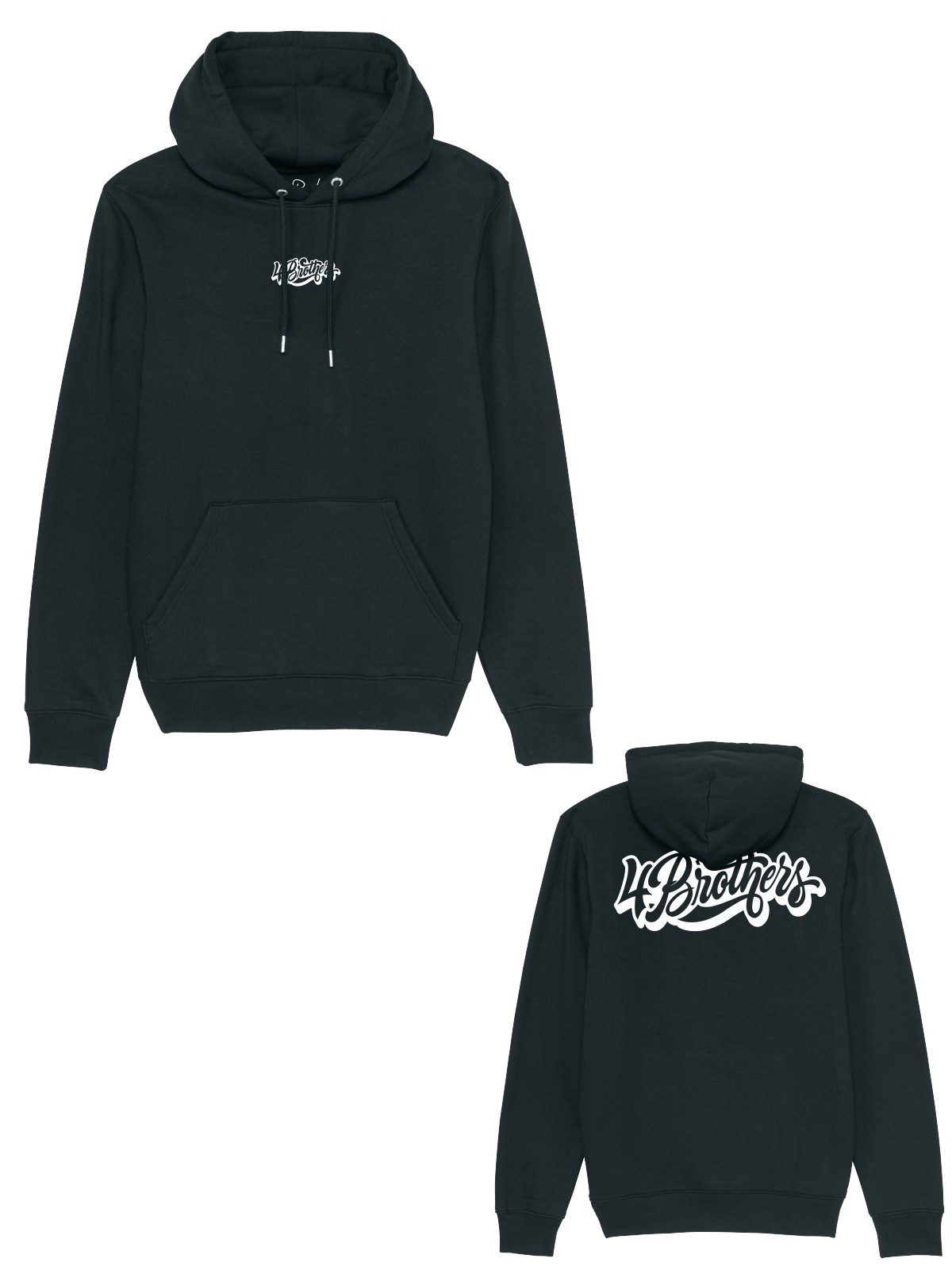 4Brothers Hoodie comic font