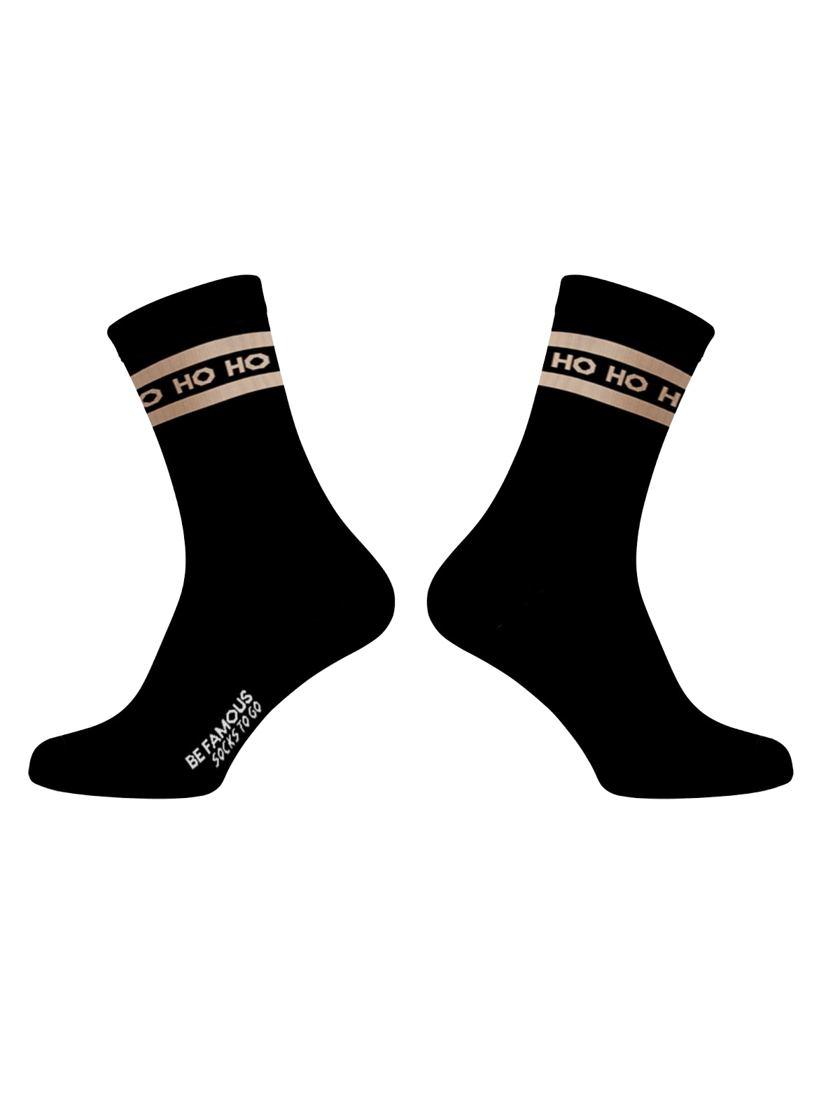 Be Famous x Socks to go Statement Socken HOHOHO