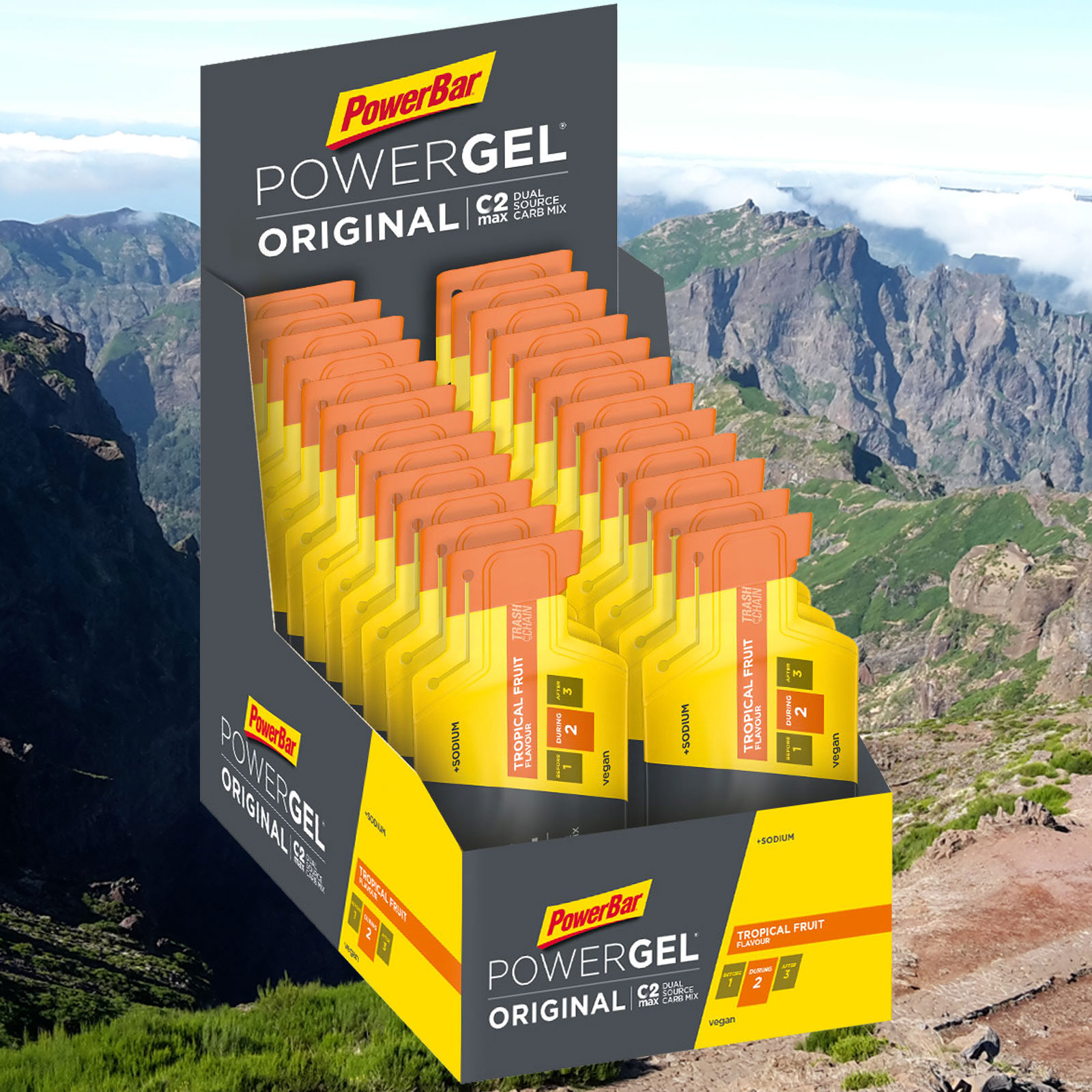 PowerBar GEL 24 Tütchen a 41g Tropical