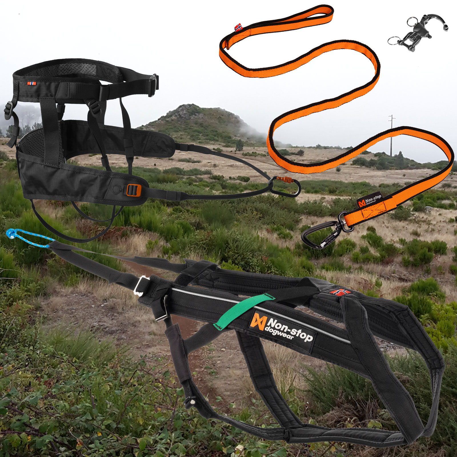 Non-stop dogwear CANICROSS SET - Komplett-Set Gr.L