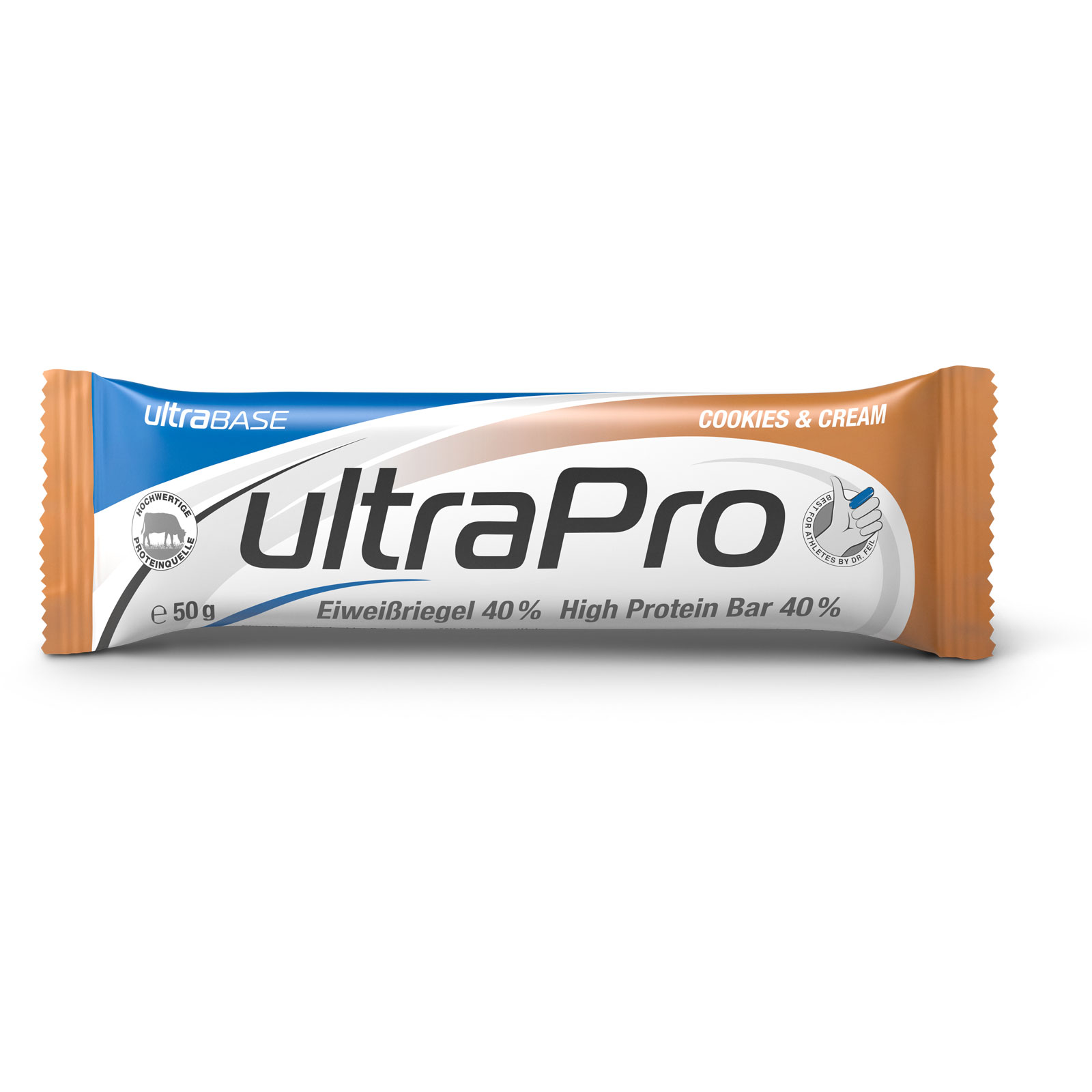 UltraSPORTS ultraBASE ultraPro Eiweiß Riegel 50g Cookies&Cream