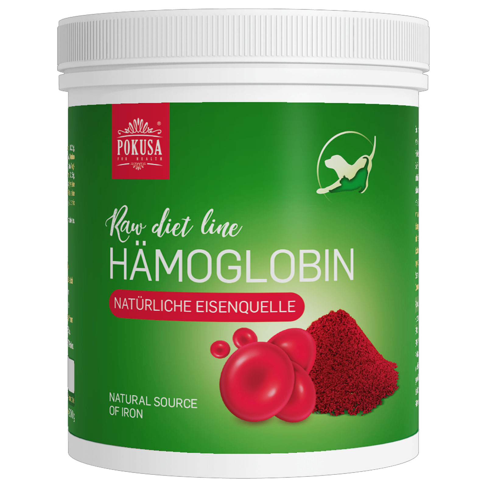 Pokusa Hämoglobin für Hunde | 800g