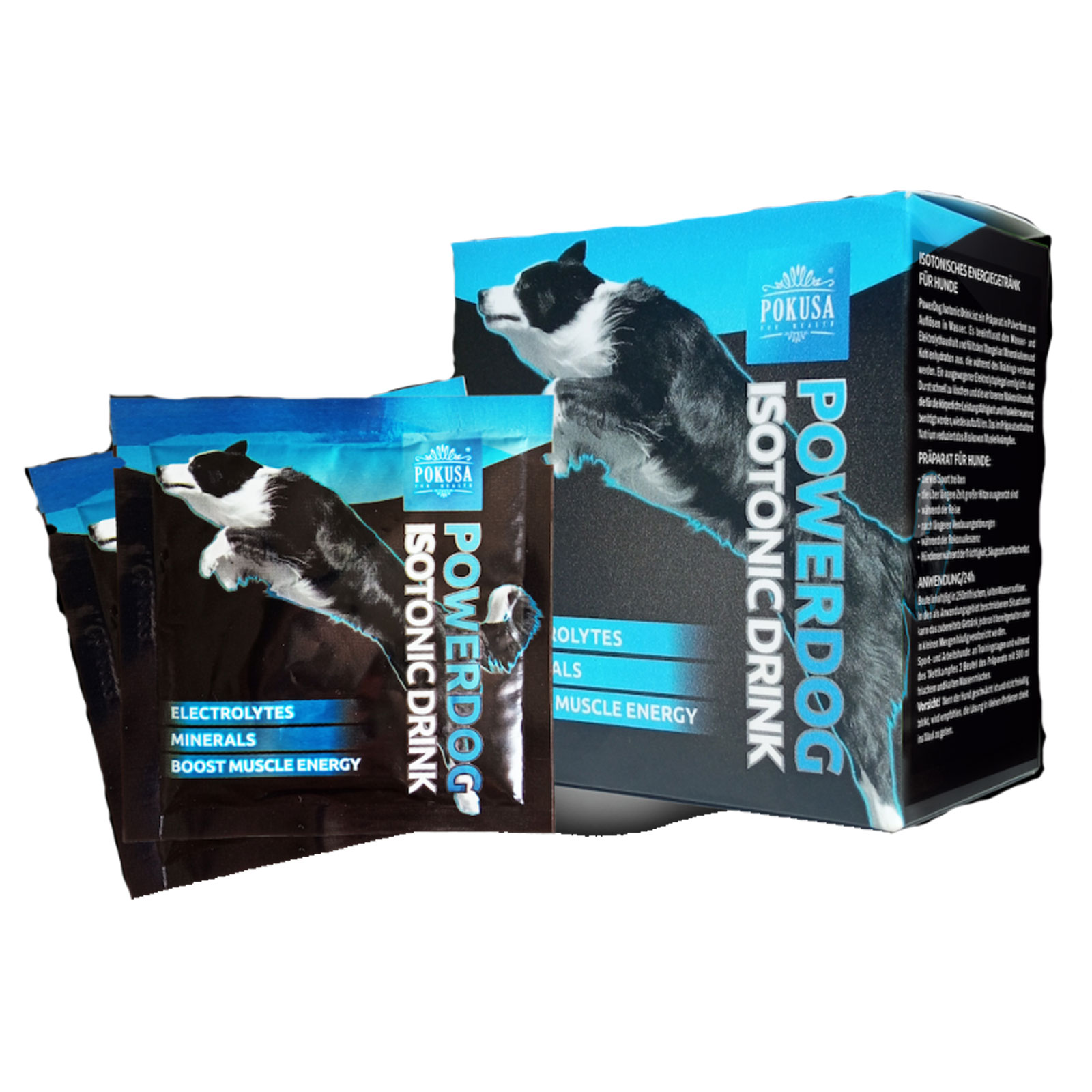 Pokusa PowerDog Isotonic Drink für Hunde Portionsbeutel