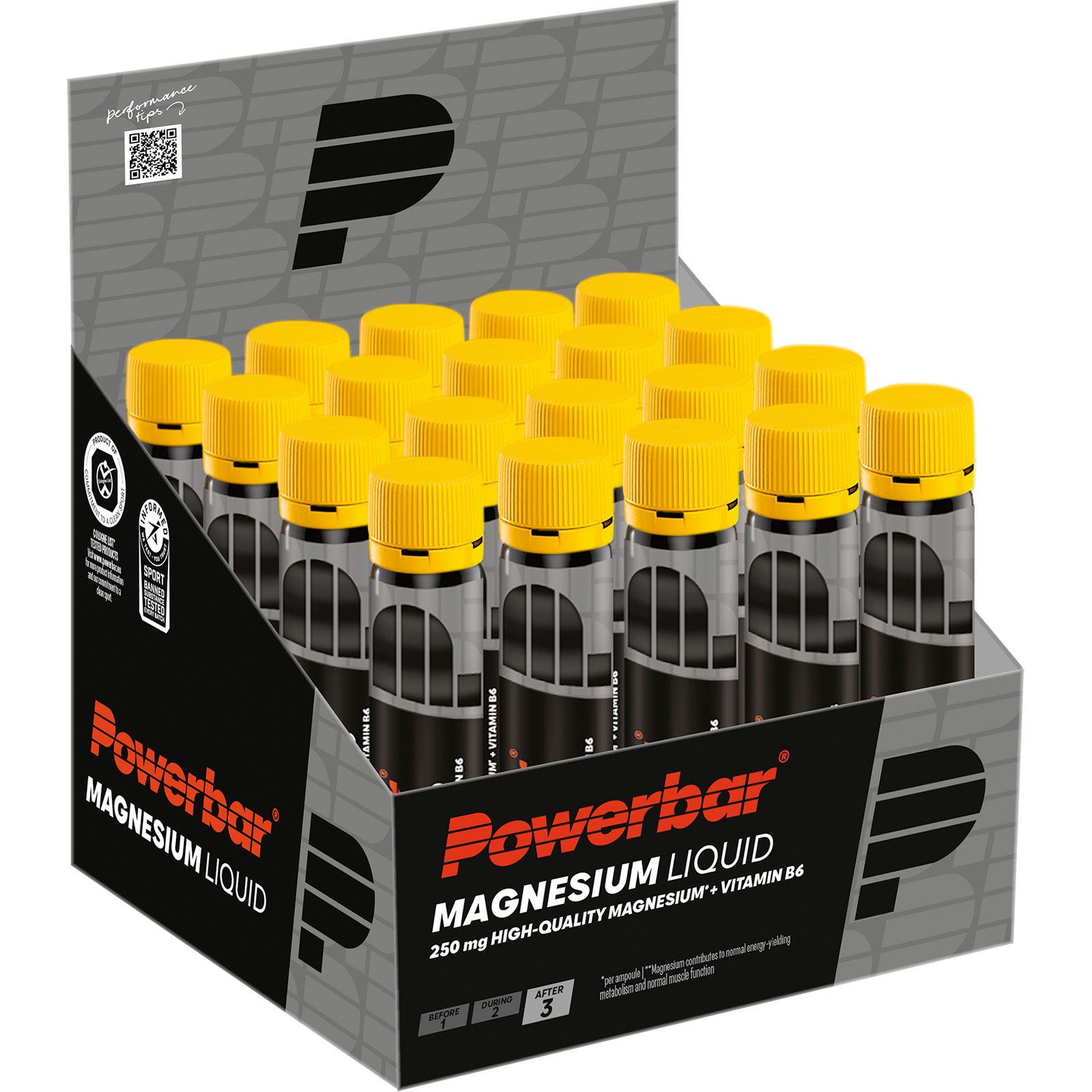 Powerbar Black Line Magnesium Liquid mit 20x25ml