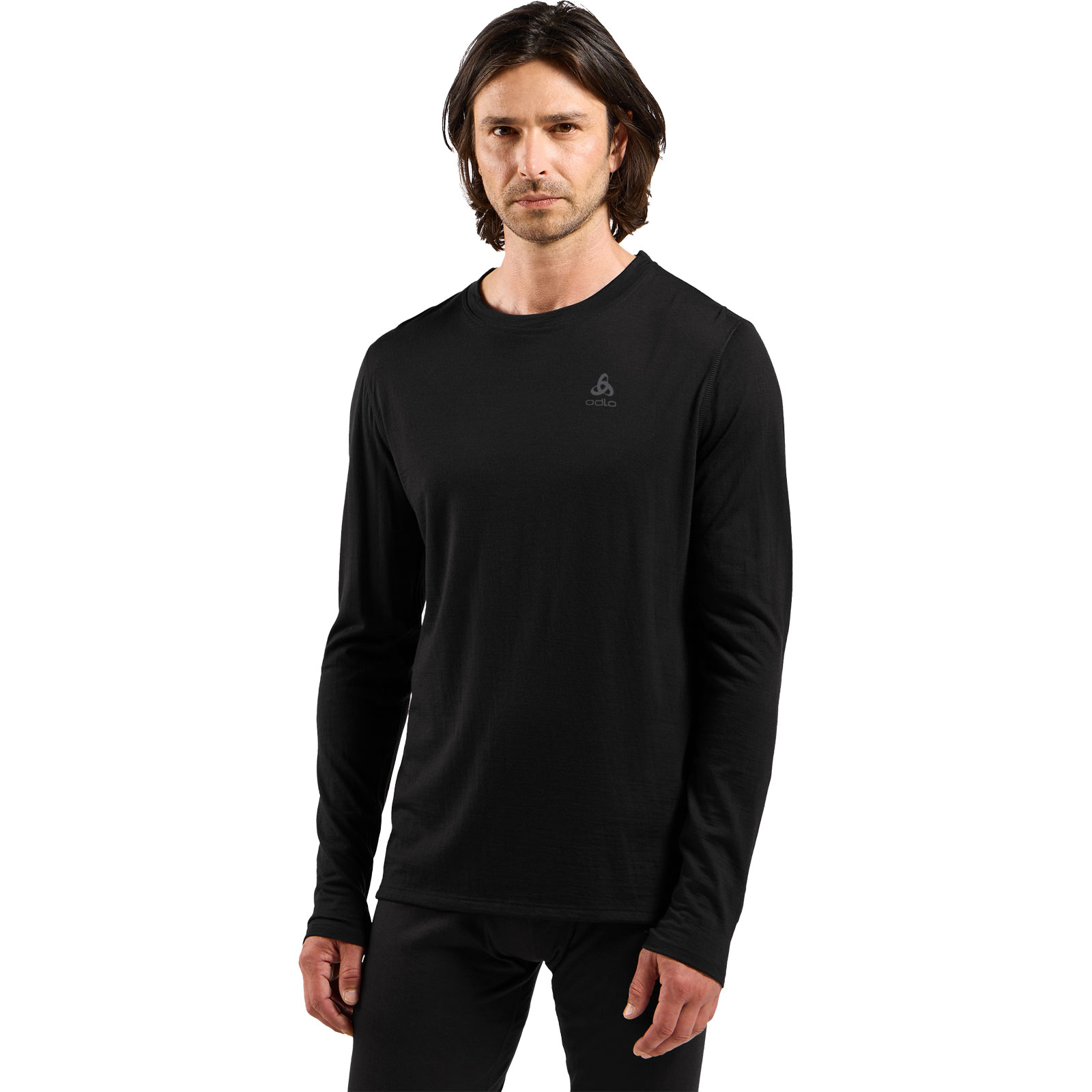 Odlo Natural Merino 160 Base-Layer-Langarm-Shirt Herren | 112272-15000