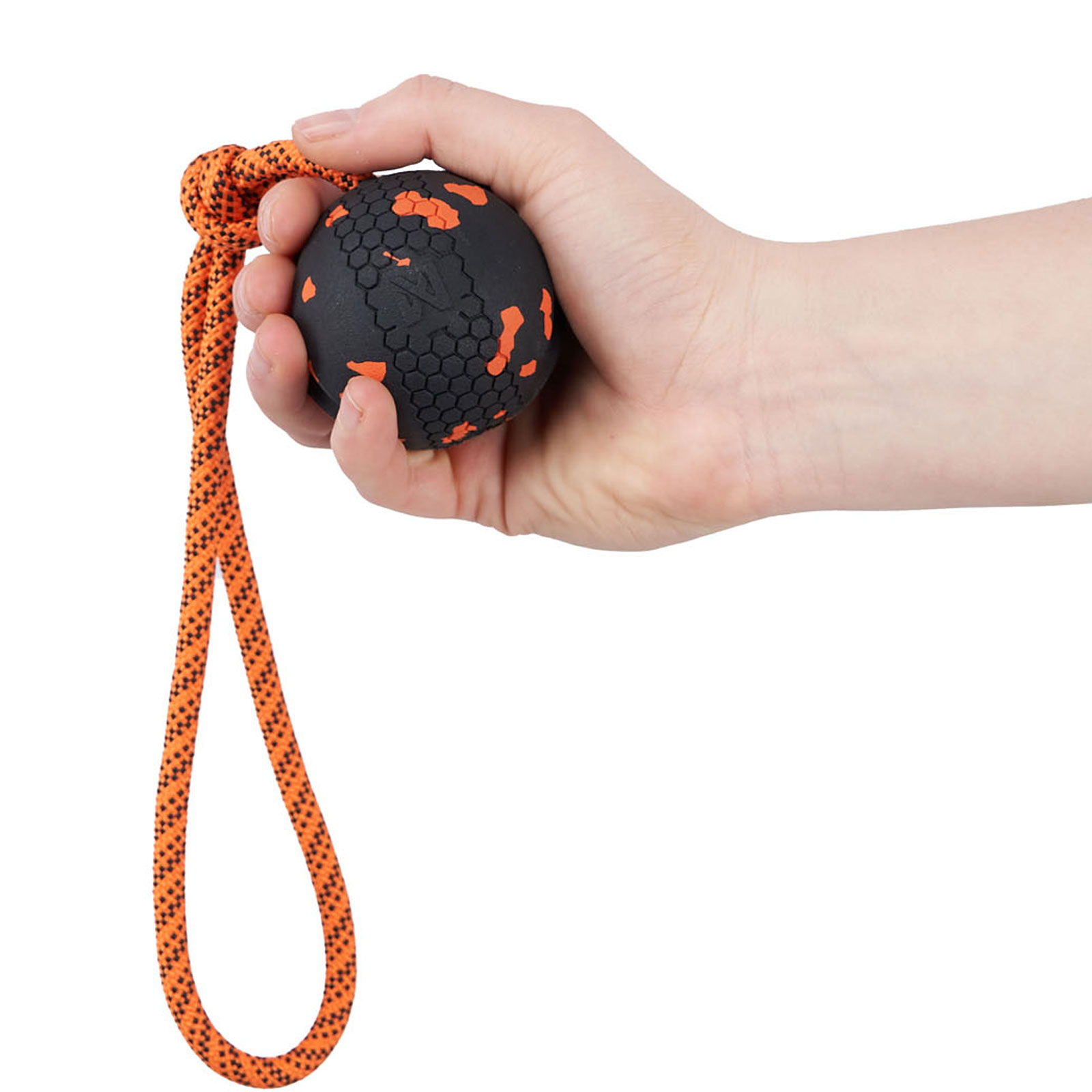 Non-stop dogwear Dog ball on rope 60mm | 8102