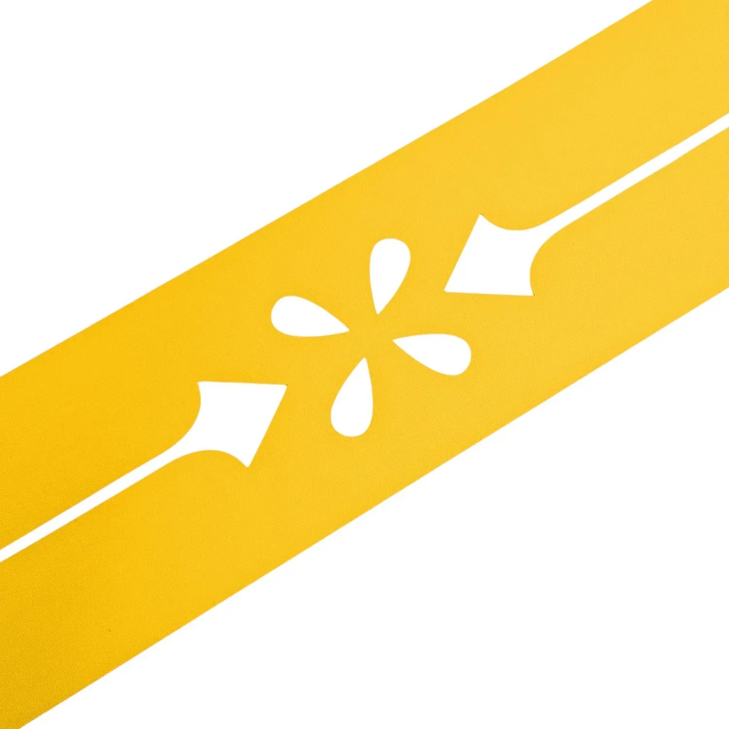 zaunzu Sichtschutz Premium Dekor Verona Sichtschutz Gelb 2,55m