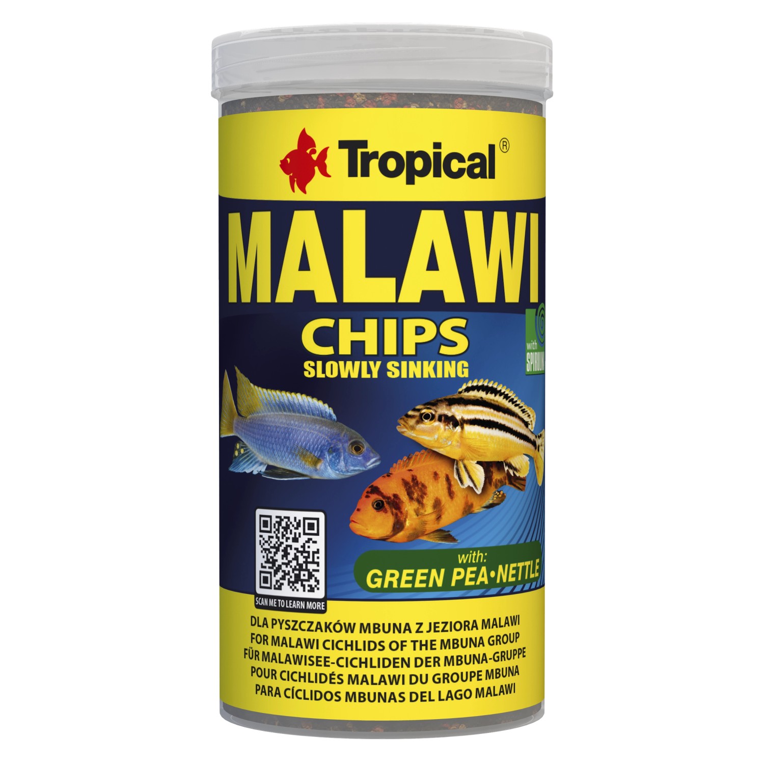 Tropical Fischfutter-Granulate Malawi Chips 250 ml