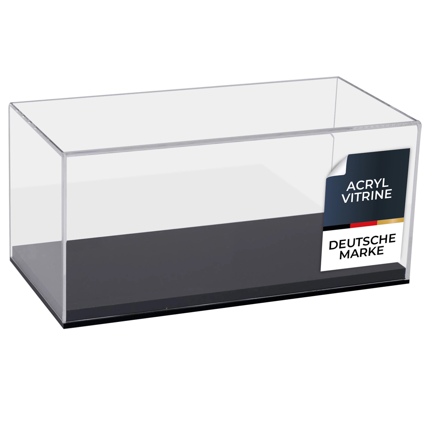 HMF 46803 Acryl Vitrine Schaukasten für Modellautos Figuren 30 x 15 x 14 cm Transparent