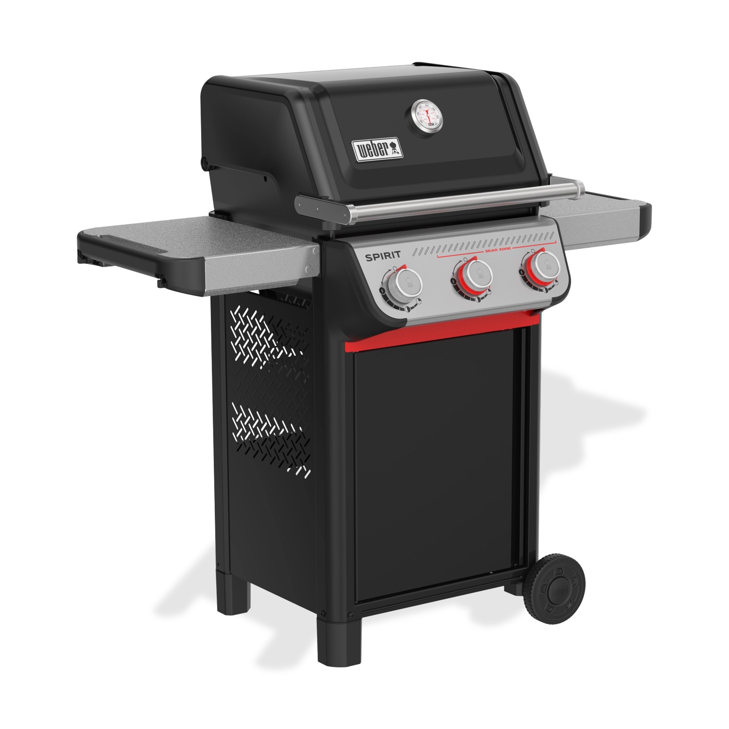 Weber Gasgrill E-325 GBS Spirit 2025 mit 3 Brennern Schwarz
