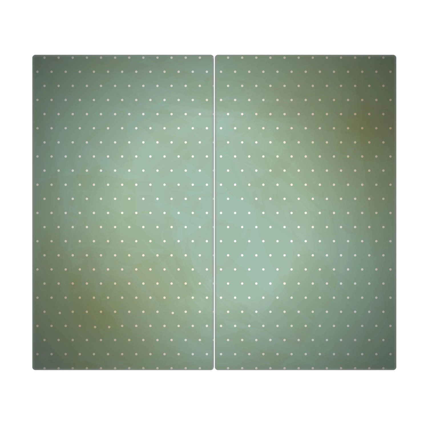 Banjado Herdabdeckplatte Glas 2 Teilig Je 30x52CM Schneidebrett Herdabdeckung Mit Motiv Punkte Im Focus