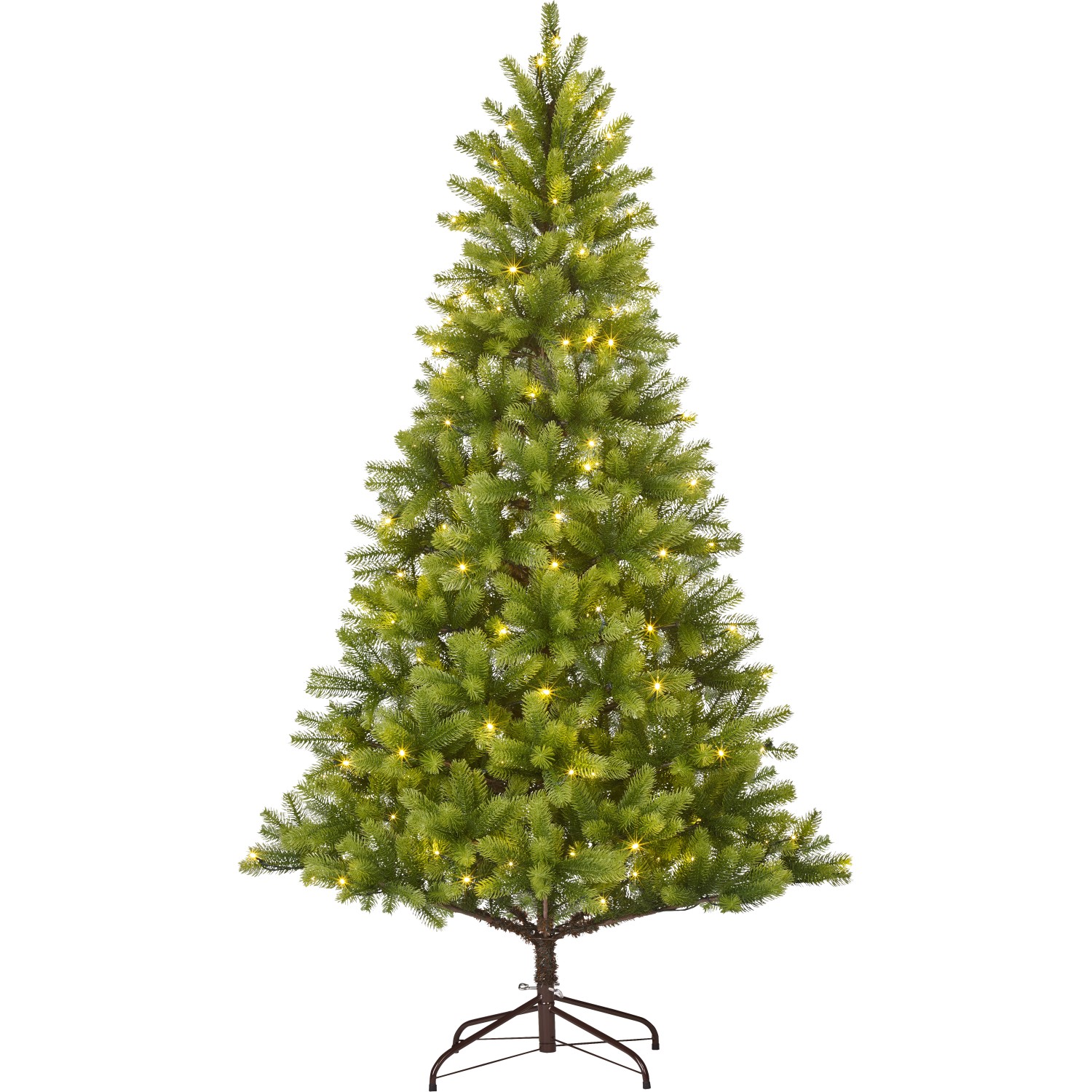 Künstlicher Weihnachtsbaum LED Tannenbaum Nagano 180 cm Kunsttanne Grün