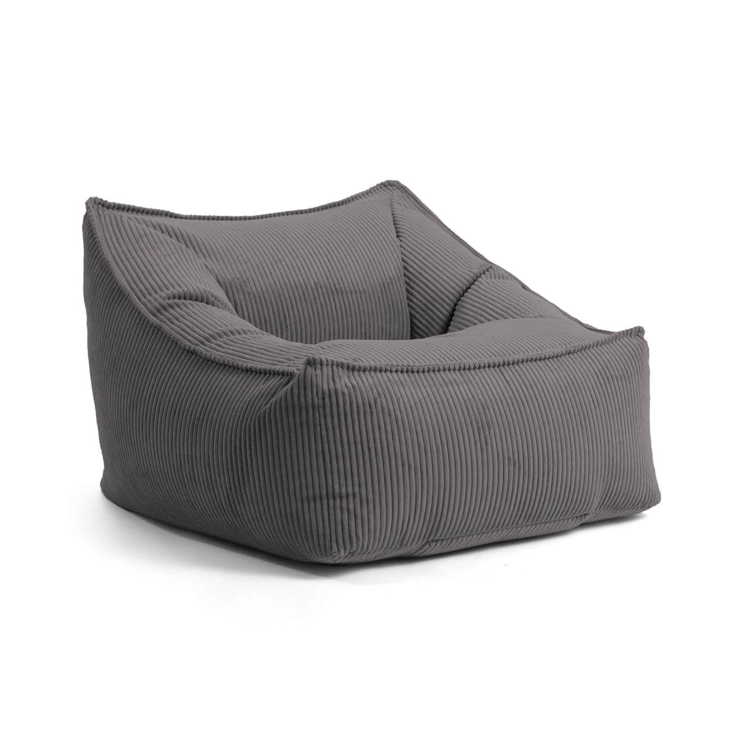 mokebo Sitzsack Sessel aus Cord Der Lümmel XXL Sitzsack Cord Sessel oder Sitz Sessel in Anthrazit