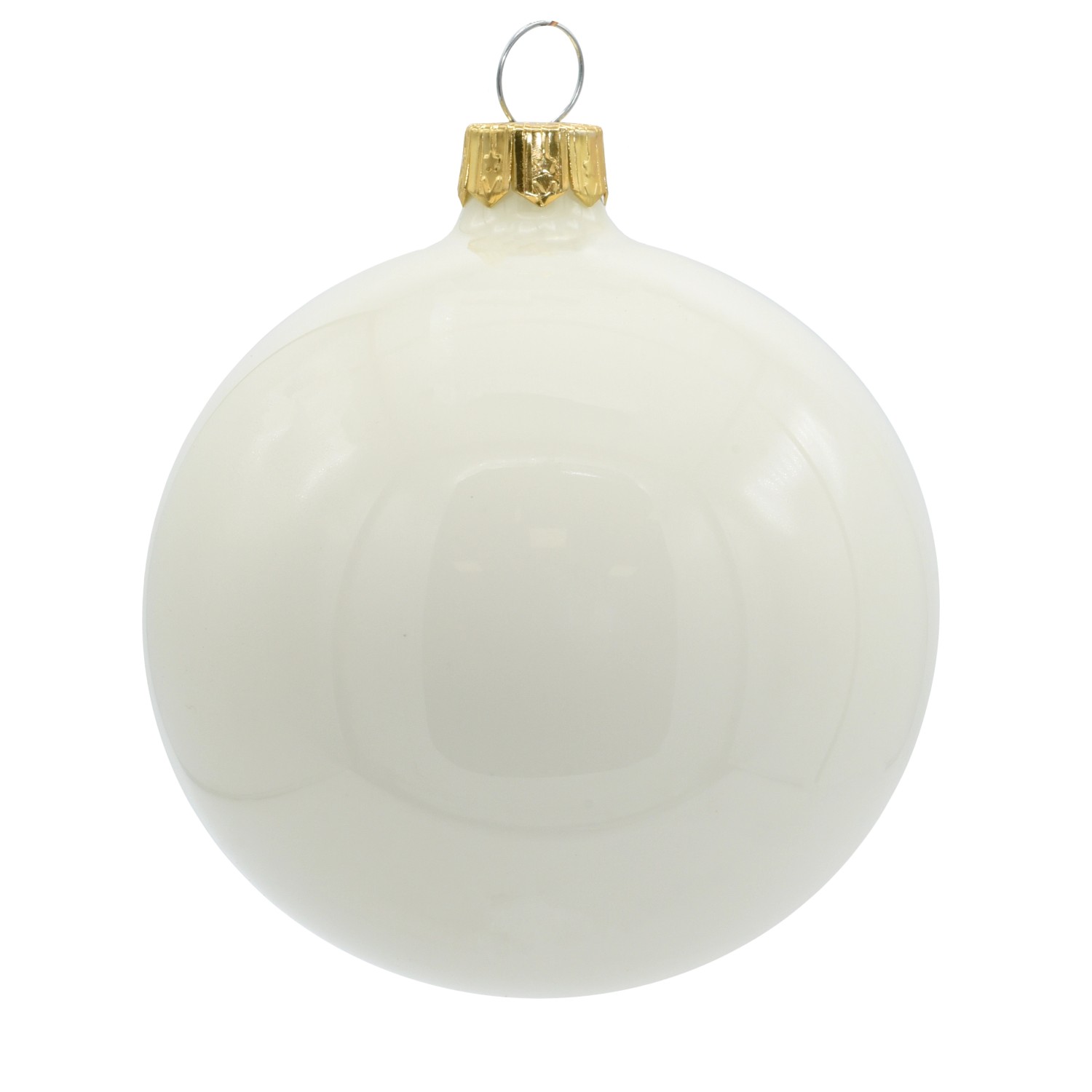 Vitbis Weihnachtskugeln 6-teilig Ø 8 cm Perlweiß