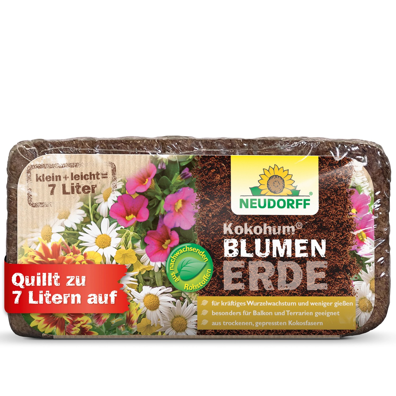 Neudorff Kokohum Blumenerde 7 l 1 torffrei