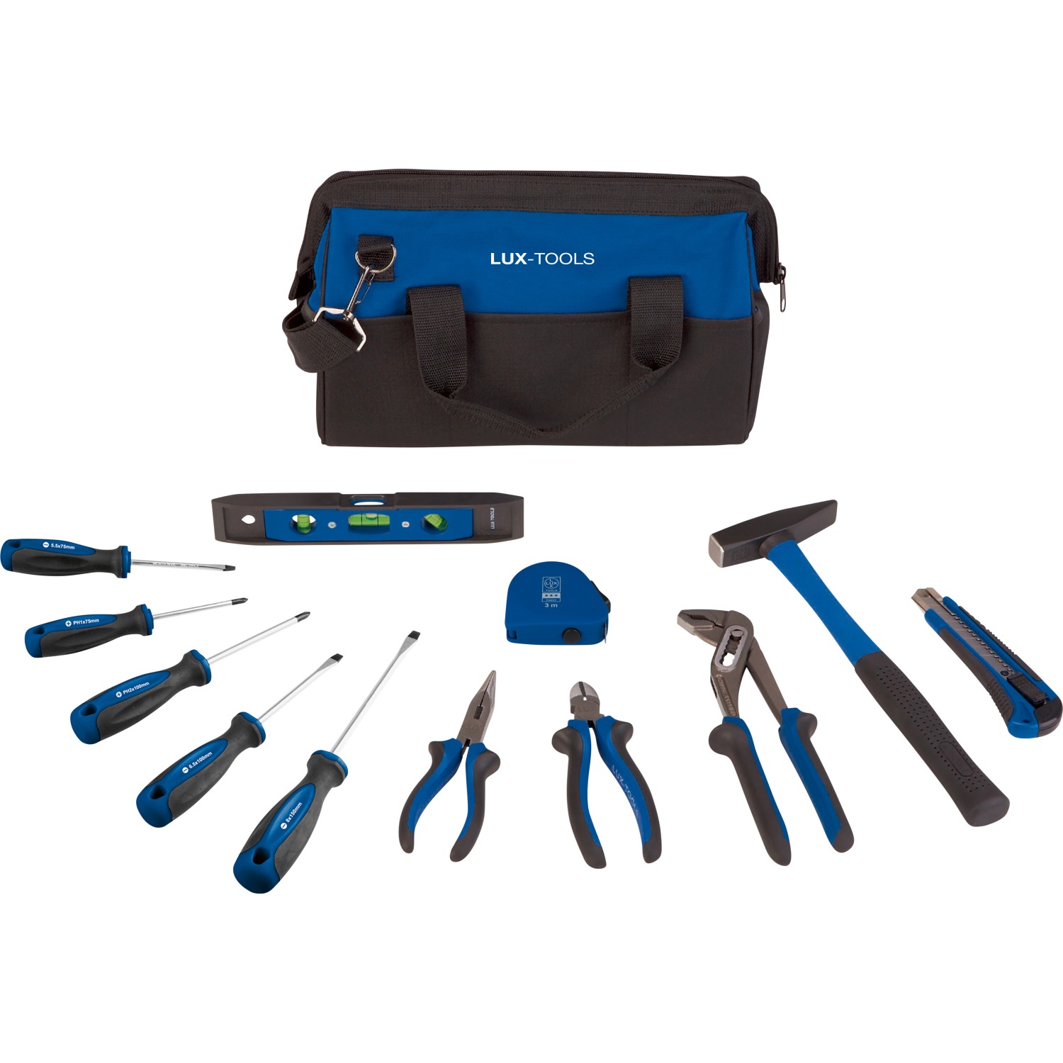 LUX-TOOLS Werkzeugset 13-teilig