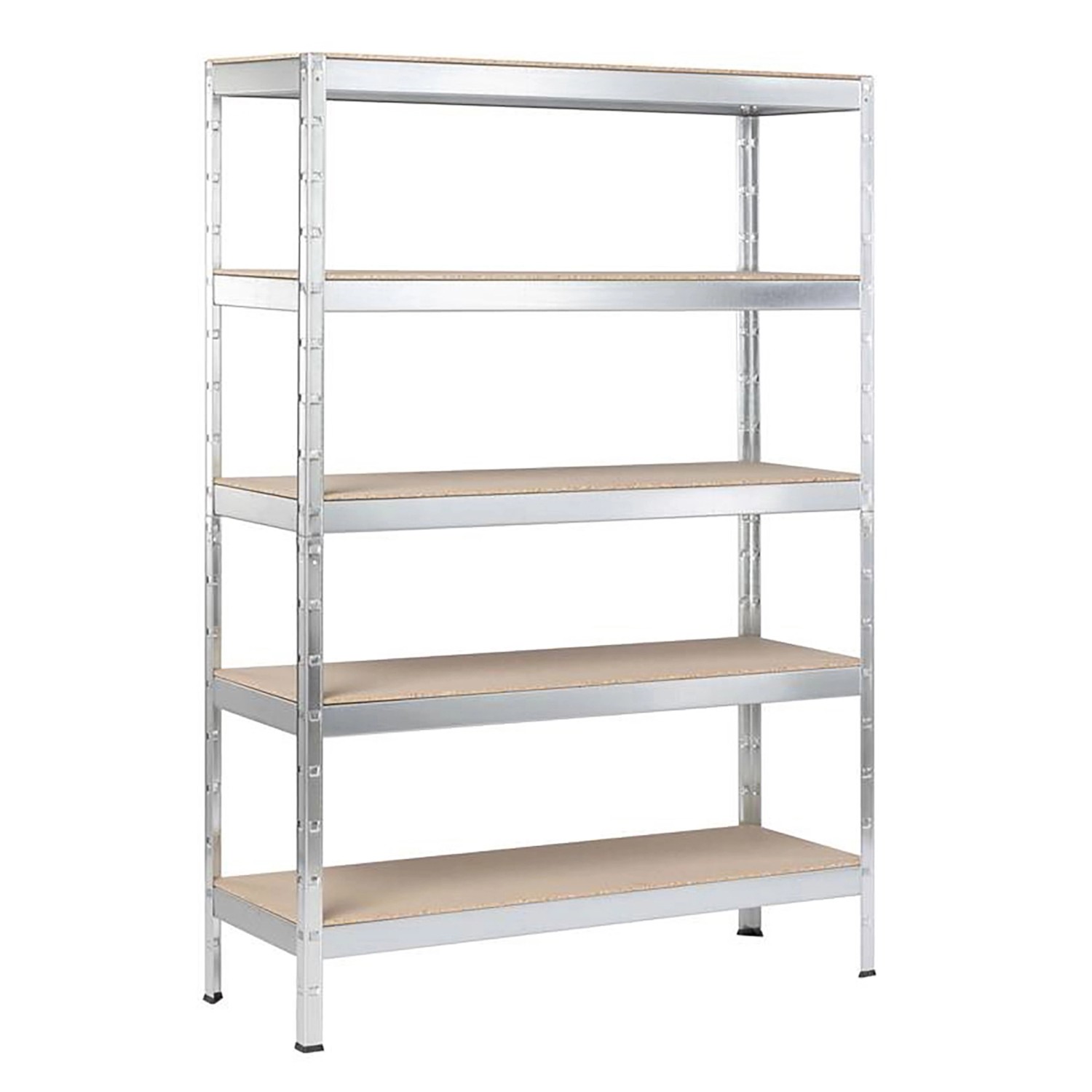 Schulte Stecksystem-Schwerlastregal L 180 cm x 130 cm x 45 cm Verzinkt