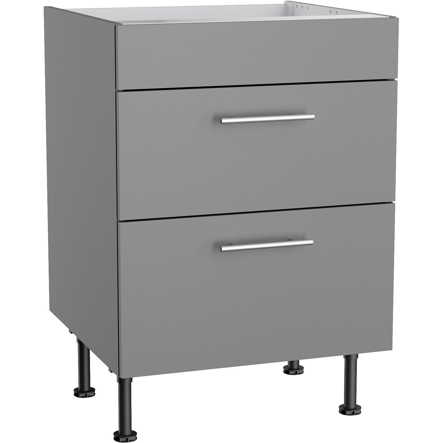 Optifit Unterschrank für Kochfeld Mats825 60 cm x 87 cm x 58,4 cm Basaltgrau