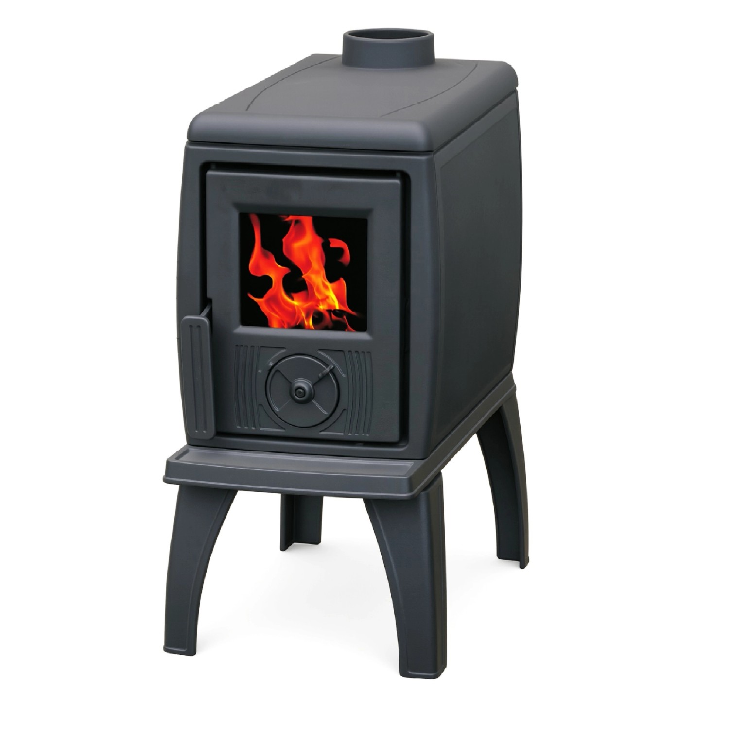 Plamen Gusskaminofen Trenk Mit Herdplatte und 8,9 kW