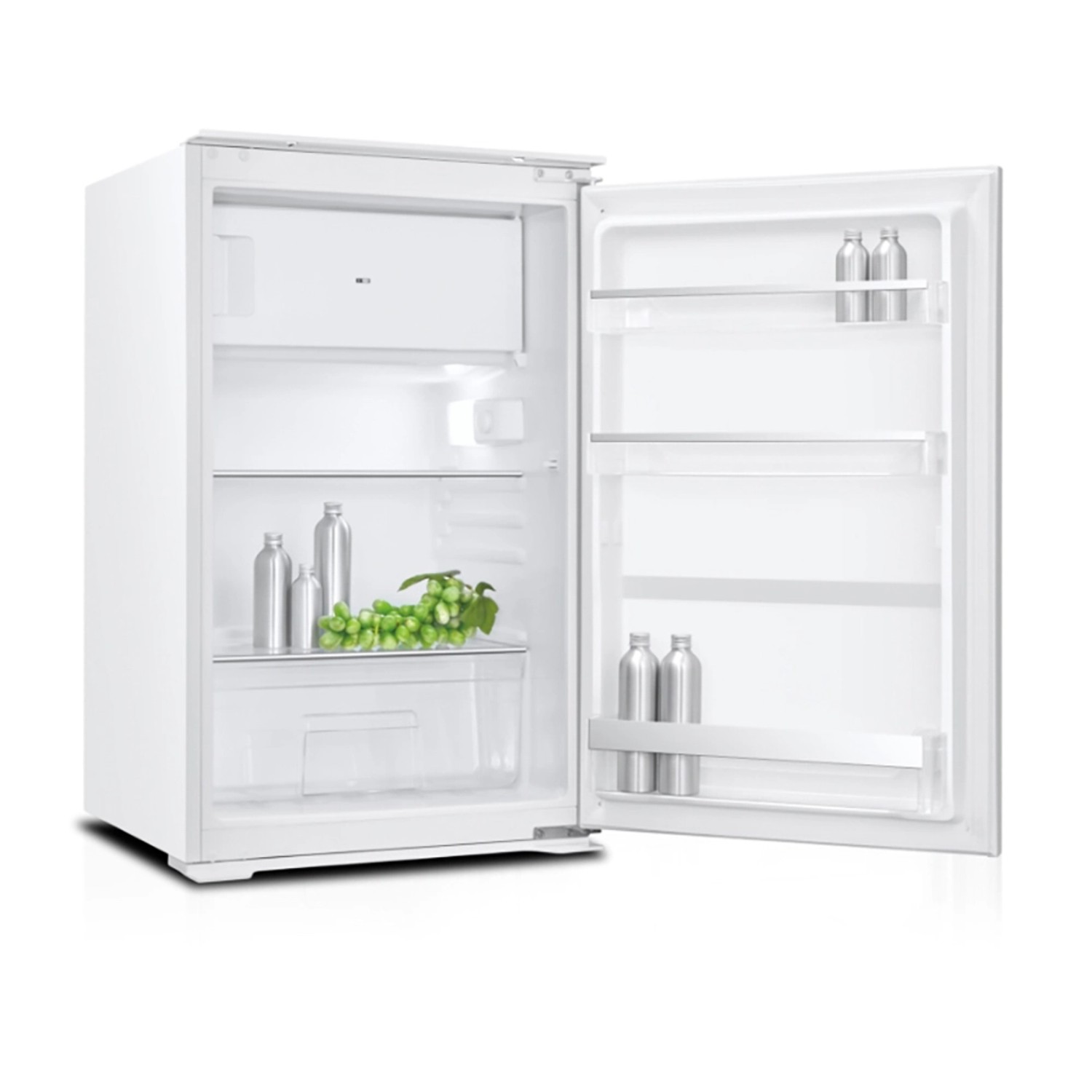 Wolkenstein Einbaukühlschrank mit Gefrierfach WKS125.4EEB Weiß