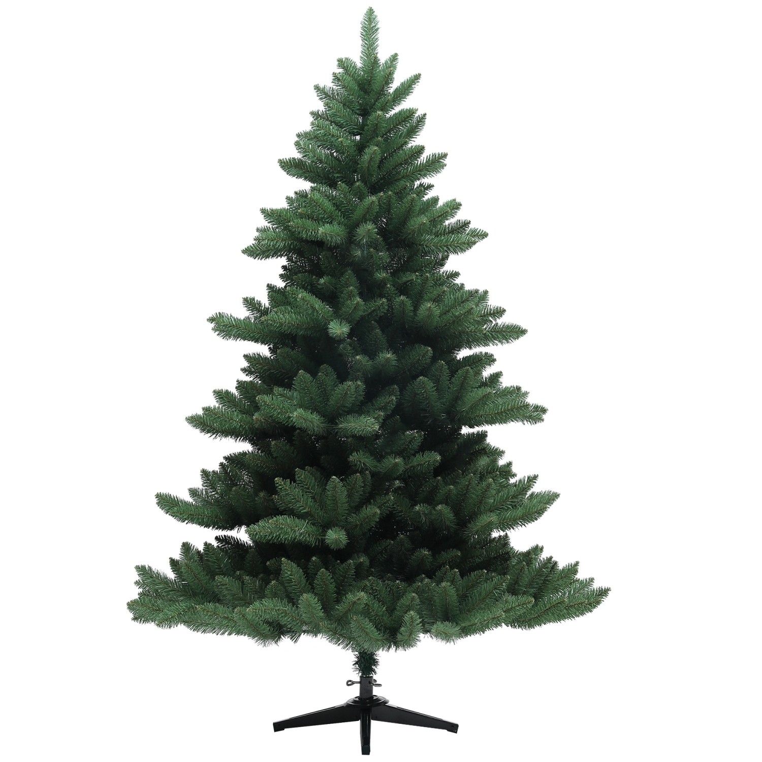 HOMCOM Weihnachtsbaum Christbaum Kunststoff Stahl 120 x 180H cm