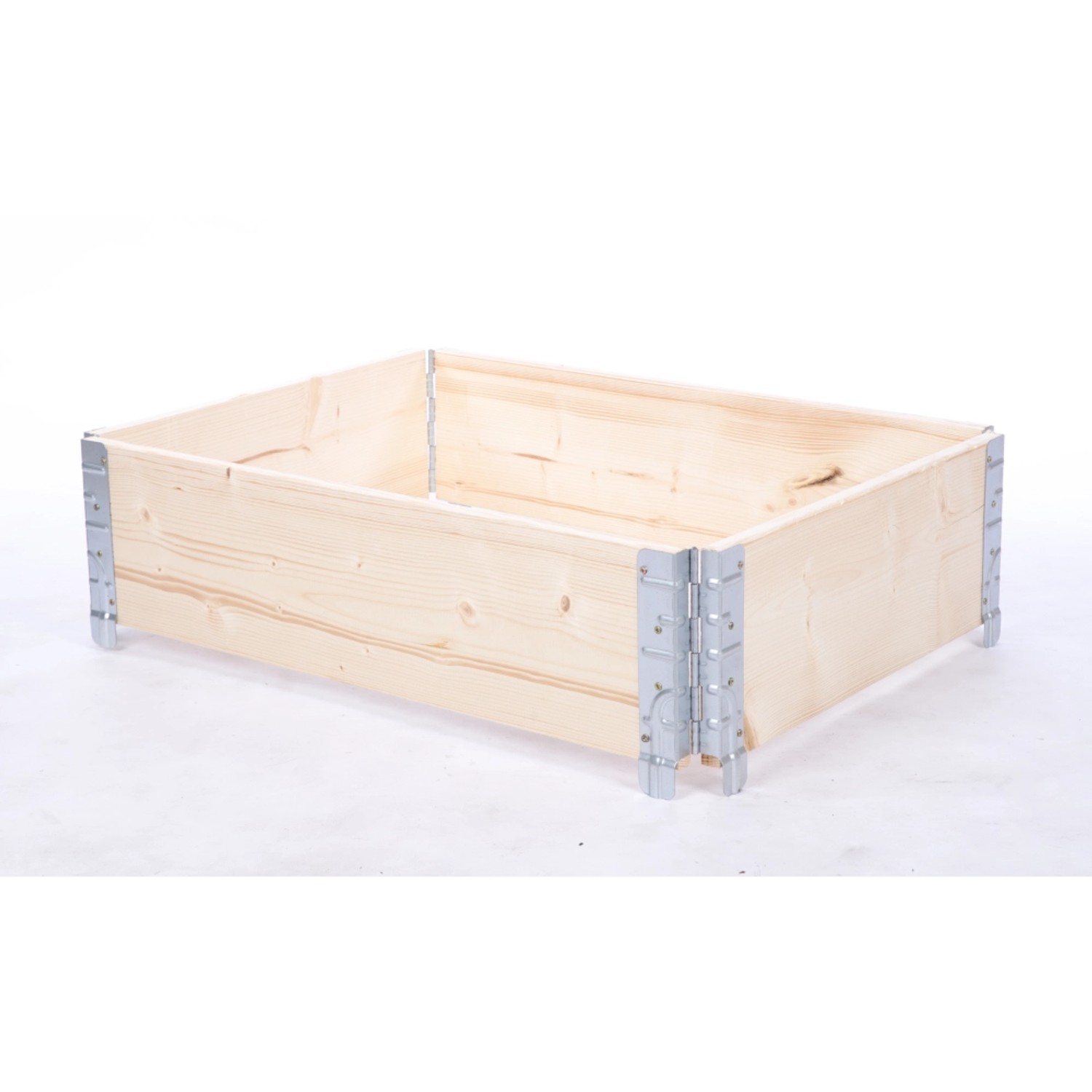 PROREGAL Hochbeetkisten GrowBox HxBxT 20x60x80 cm 1 Ebene Holz Natur