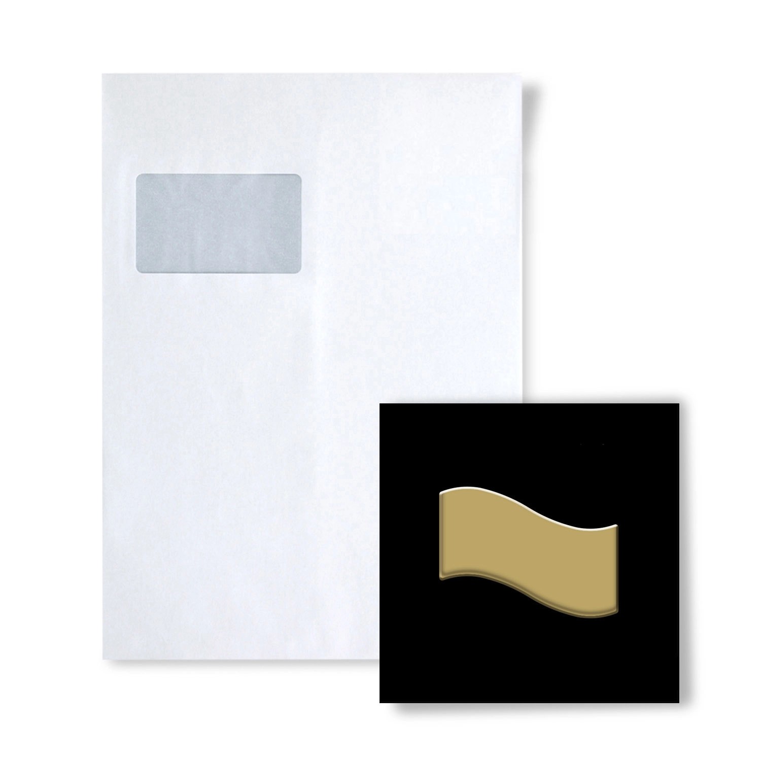 ALLOY Mosaik MUSTER S-Flux-Ti-GM Flux Titan Gold Hochglänzend