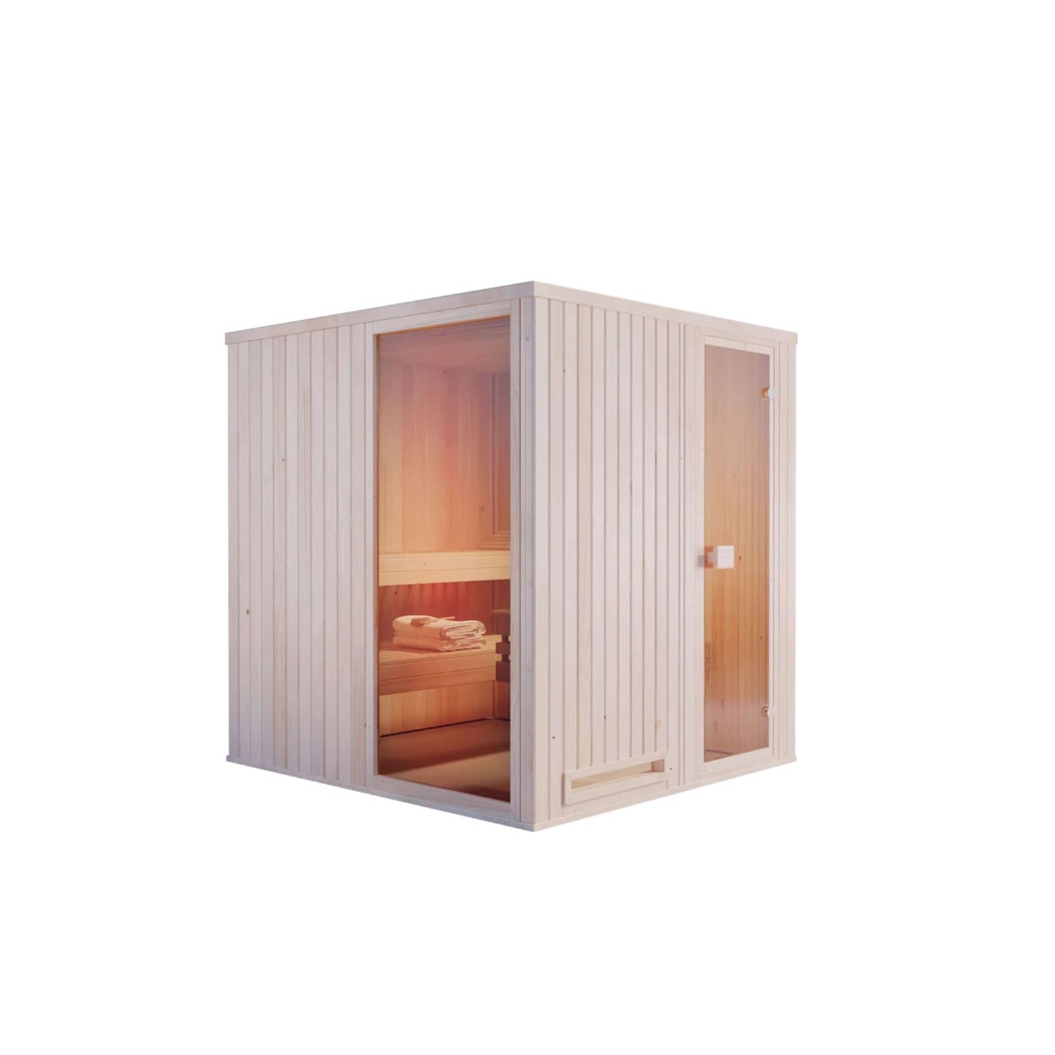 Finntherm Sauna Miranda 2015 Naturbelassen 194 cm x 144 cm
