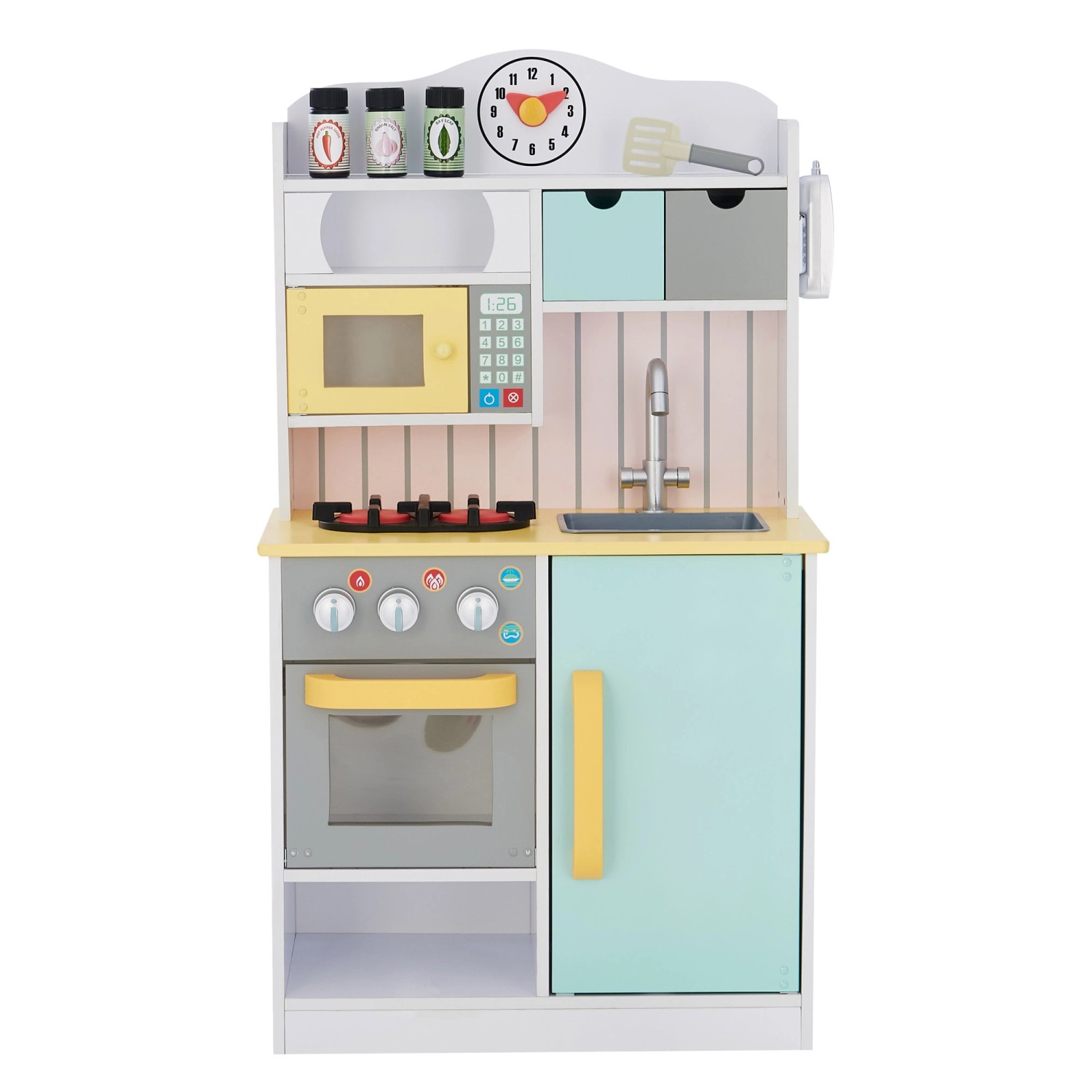 Teamson Kids Little Chef Florence Klassik Interaktive Spielküche Weiß