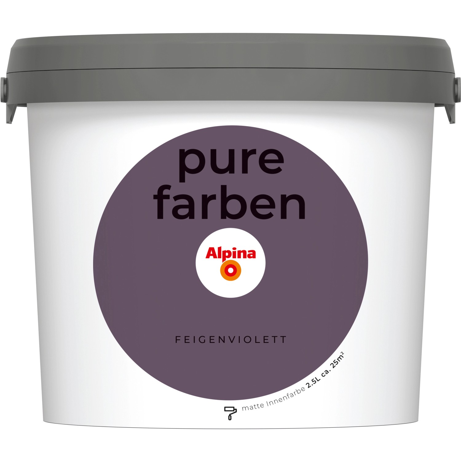 Alpina Wandfarbe Pure Farben Feigenviolett 2,5 l