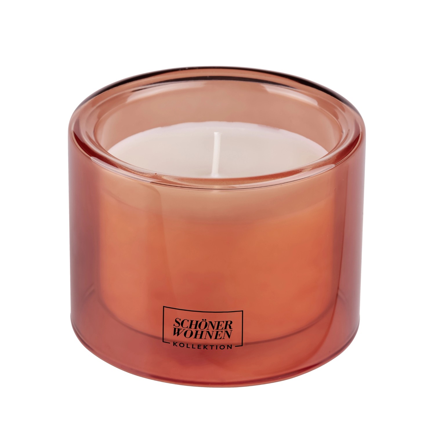 Schöner Wohnen Duftkerze M Sandalwood im Glas Bernstein Ø 9,5 cm x 7 cm