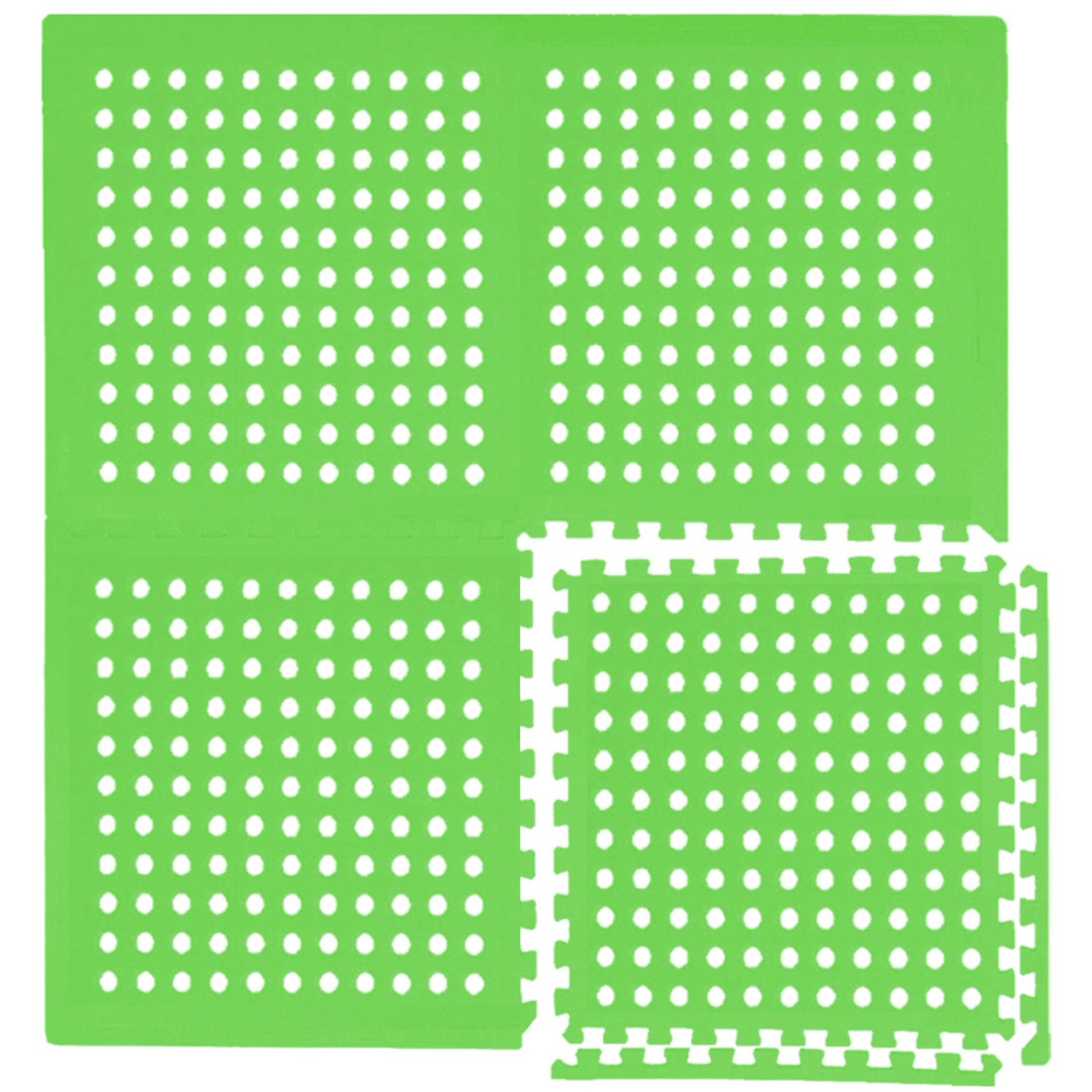 eyepower Poolunterlage für 366 cm Pool 52 EVA Matten 1cm Dick Grün