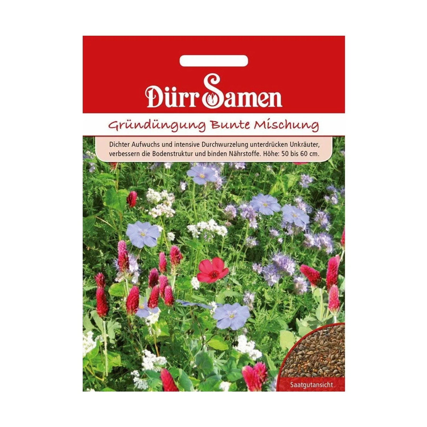Dürr Samen Gründüngung Bunte Mischung 500 G Für 100 M2 Saatgut