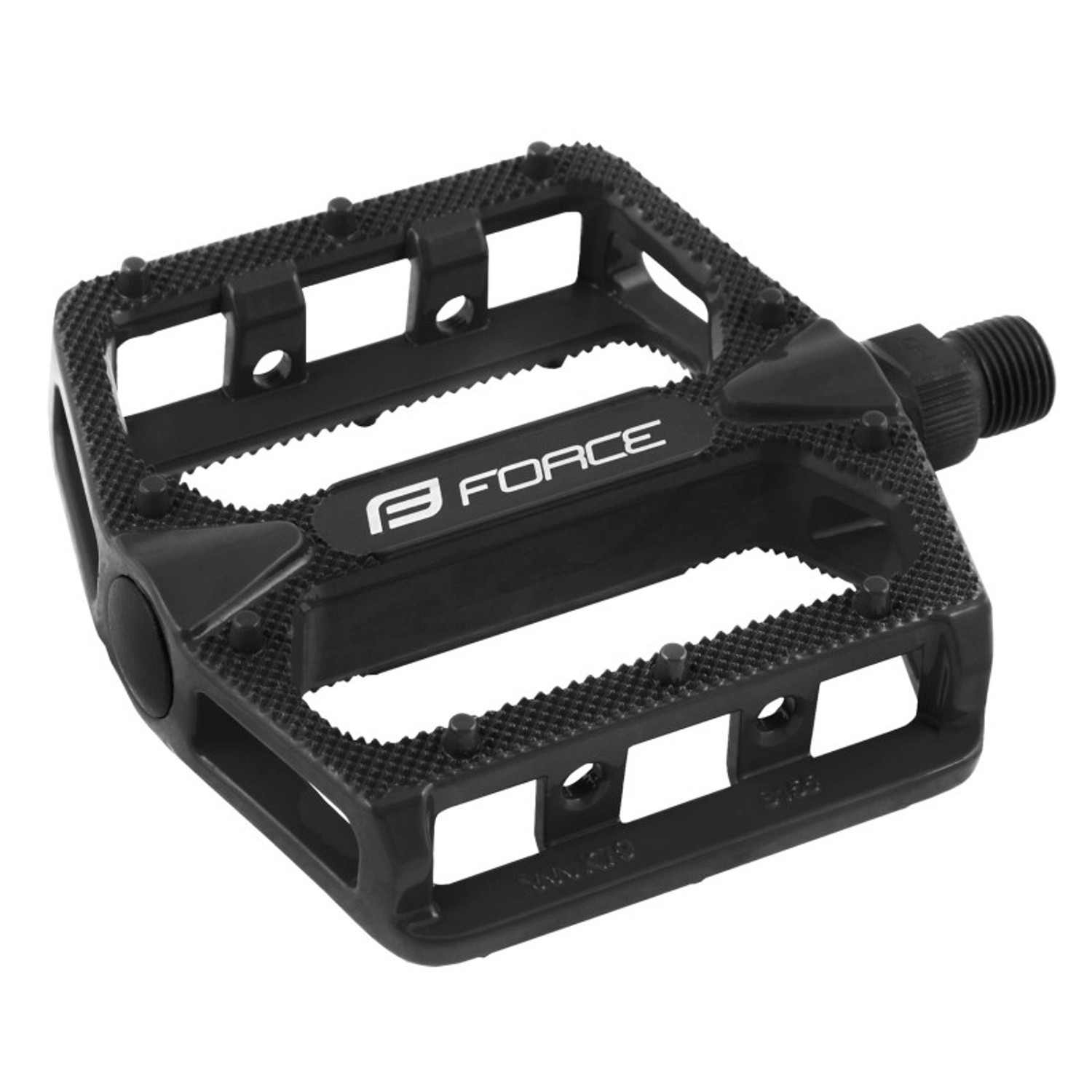 Force Alu Pedale BMX Hot Schwarz Kugelgelagert mit Cr-Mo Achse