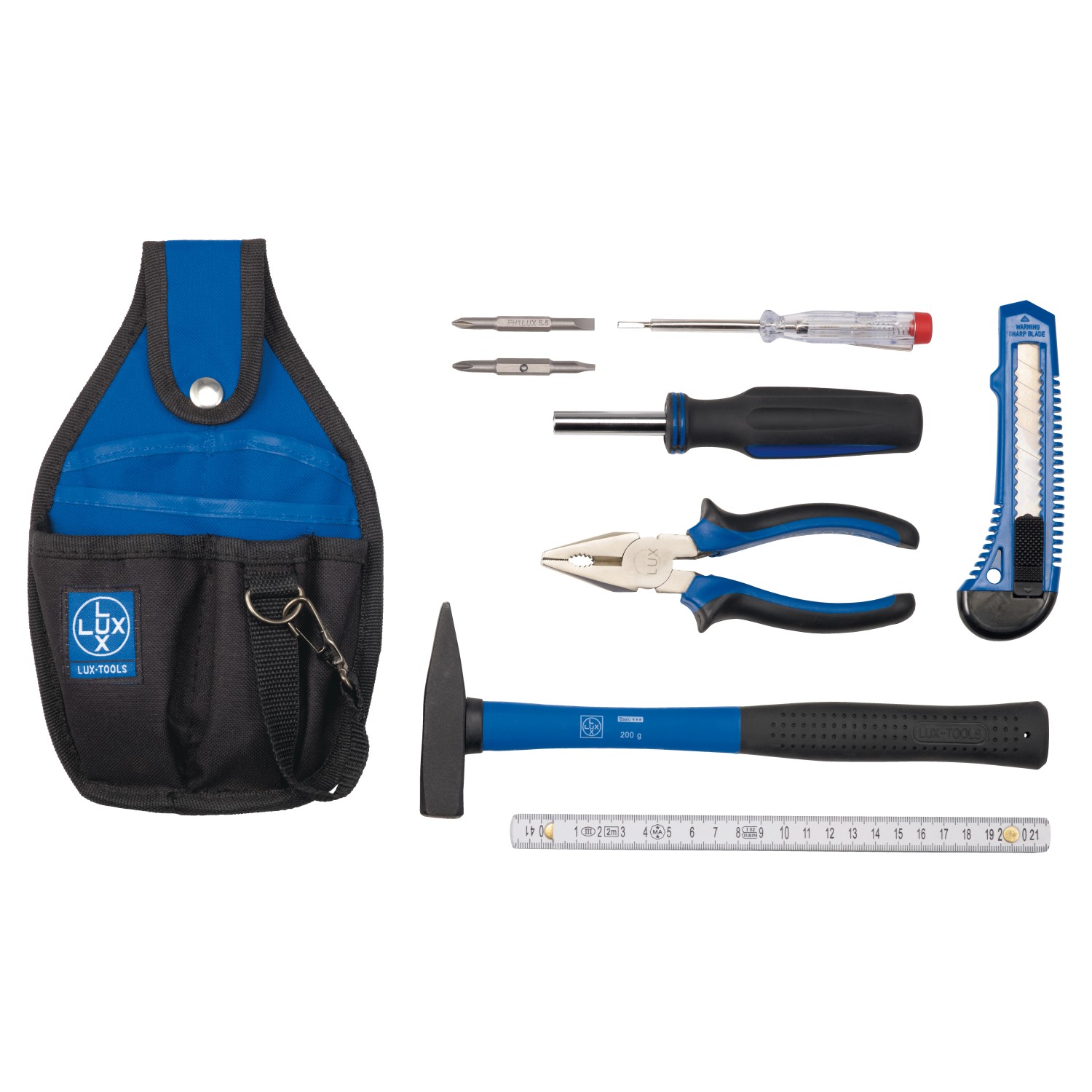 LUX-TOOLS Werkzeugset 7-teilig