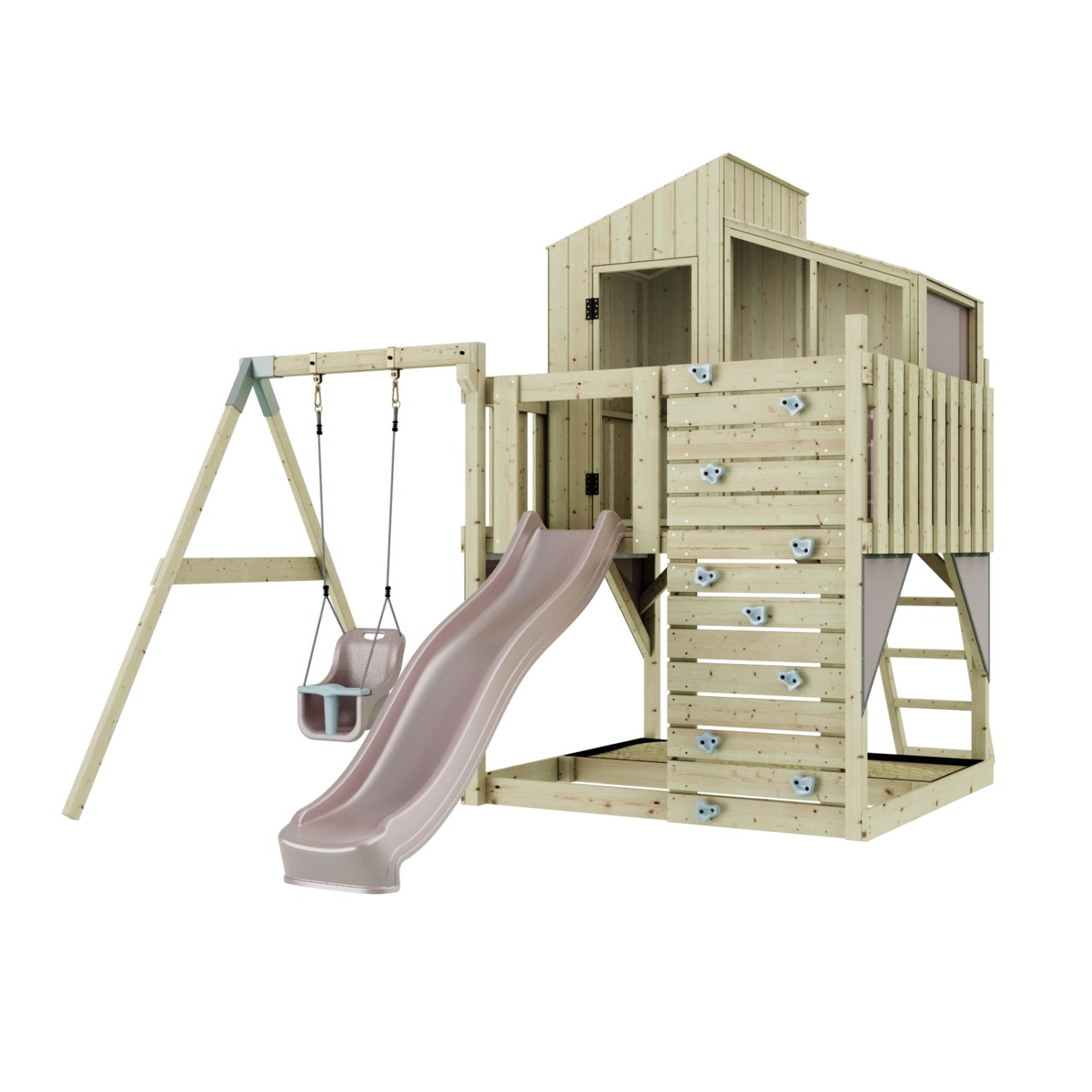 PolarPlay Babyschaukel Lotta Altrosa